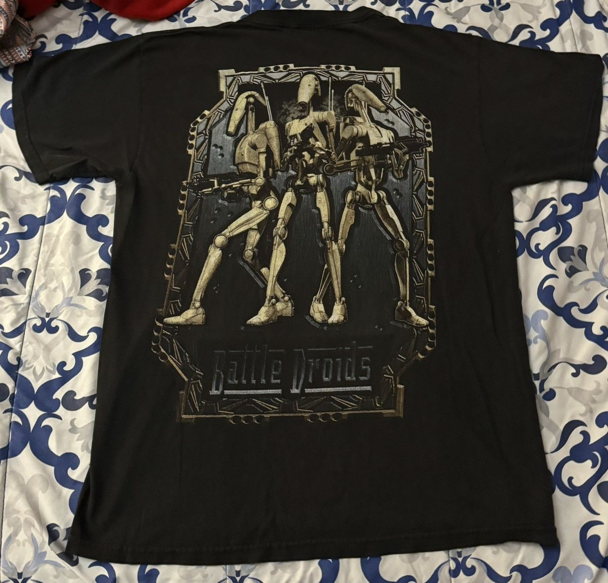 Star Wars × Vintage Vintage Star Wars Episode 1 Battle Droid T-shirt Size US L / EU 52-54 / 3 - 4 Thumbnail