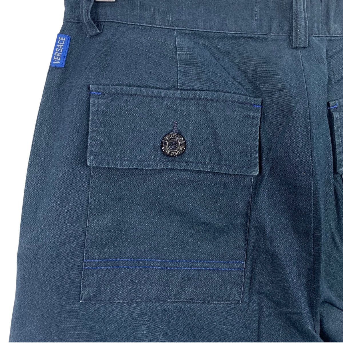 Versace VERSACE JEANS COUTURE ripstop single pocket cargo pants Size US 32 / EU 48 - 15 Thumbnail