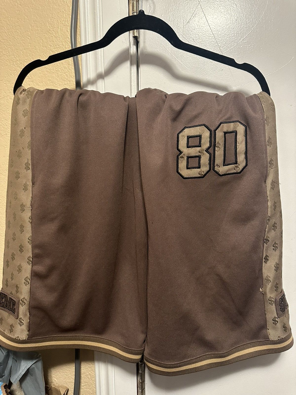 image of Supreme Monogram Brown Shorts Xl, Men's (Size 36)