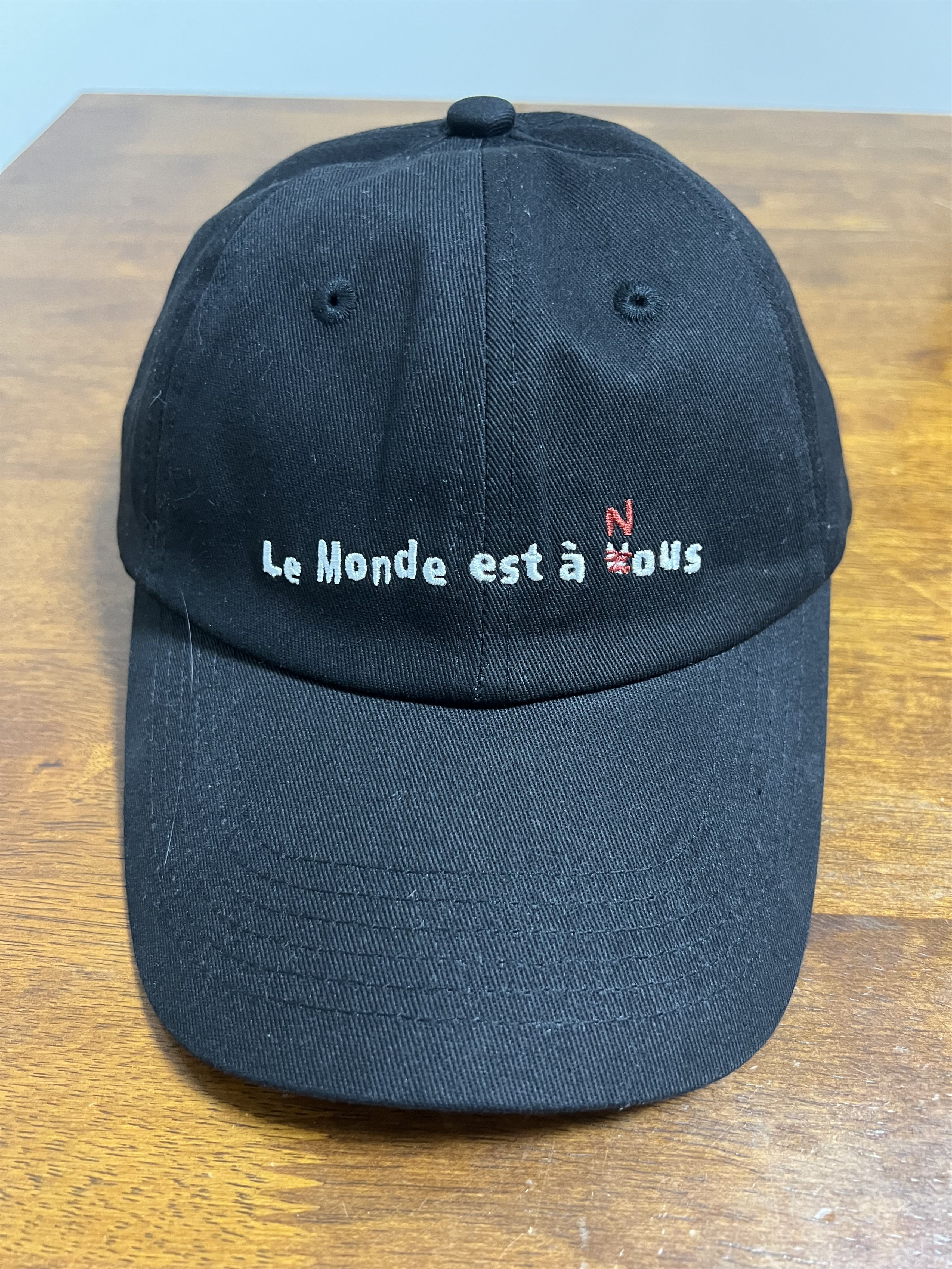 SCRT 💚 SCRT x La Haine Embroidered Cap Black NEW Size ONE SIZE - 6 Thumbnail