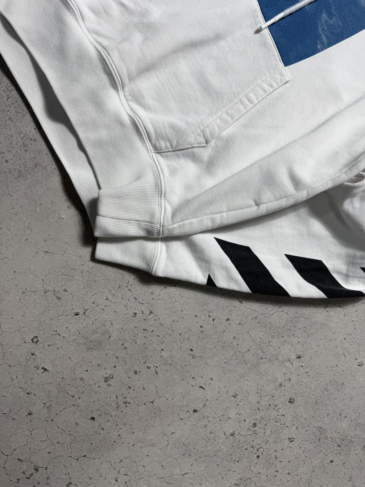 Off-White Off-White Mona Lisa Luxury Big Logo Hoodie White Size XS Size US XS / EU 42 / 0 - 4 Thumbnail