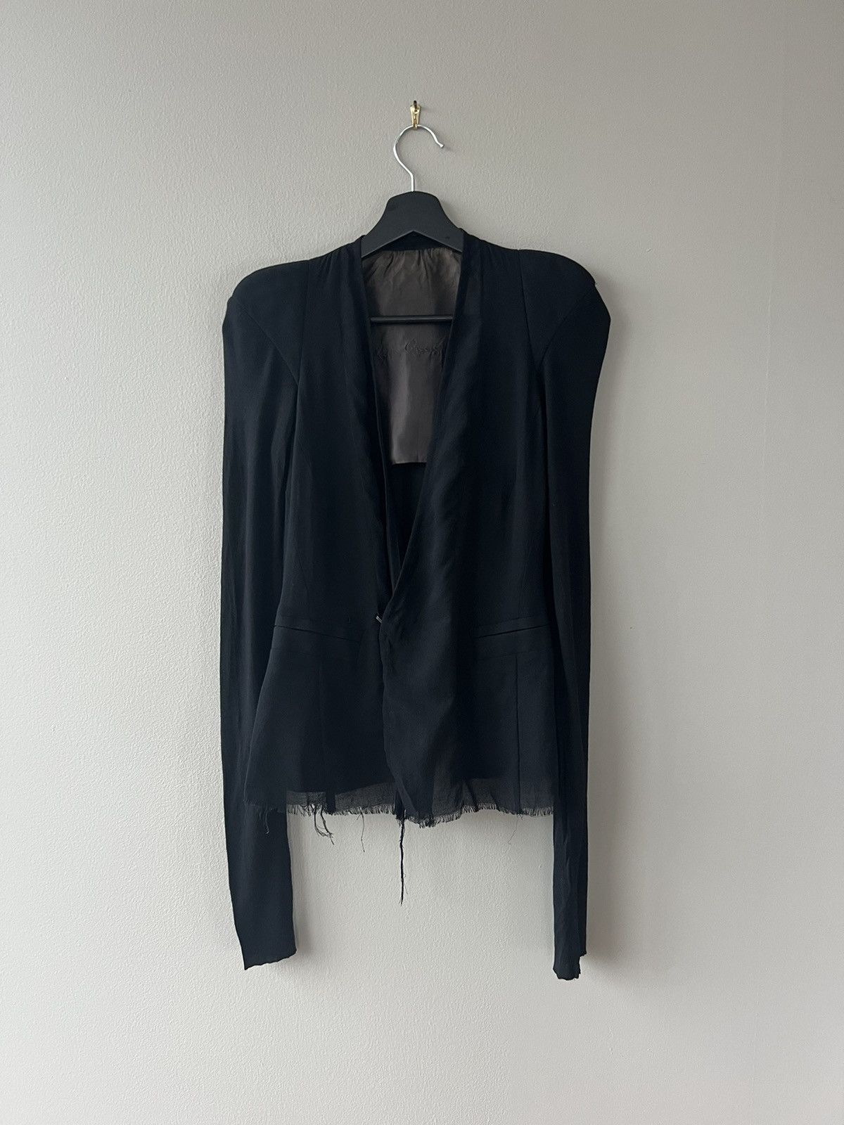 Rick Owens SS02 VAPOR Structured Shoulder Jacket Size S / US 4 / IT 40 - 1 Thumbnail