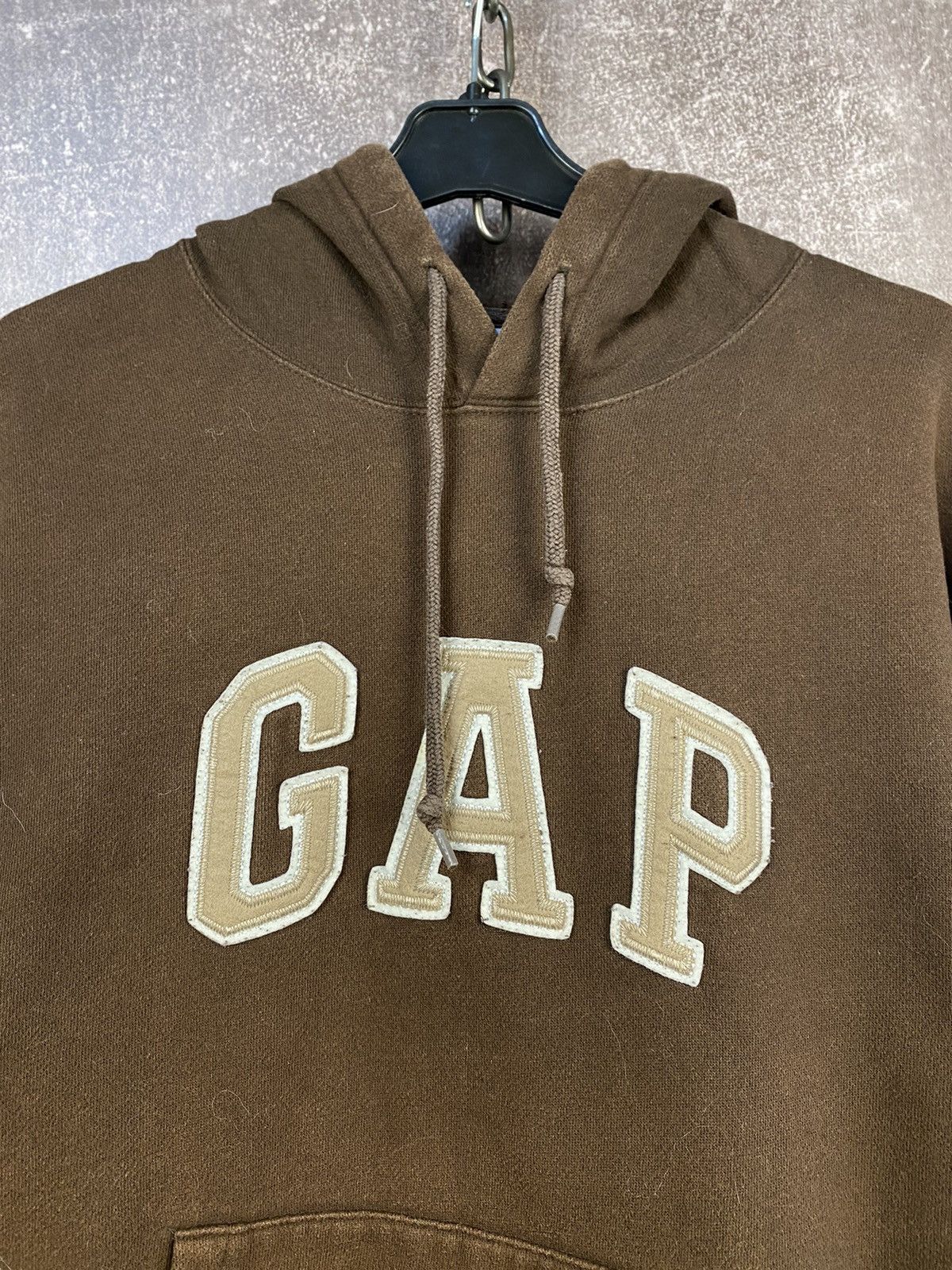 Gap Vintage Gap Brown Hoodie Hype Y2K Size US S / EU 44-46 / 1 - 3 Thumbnail