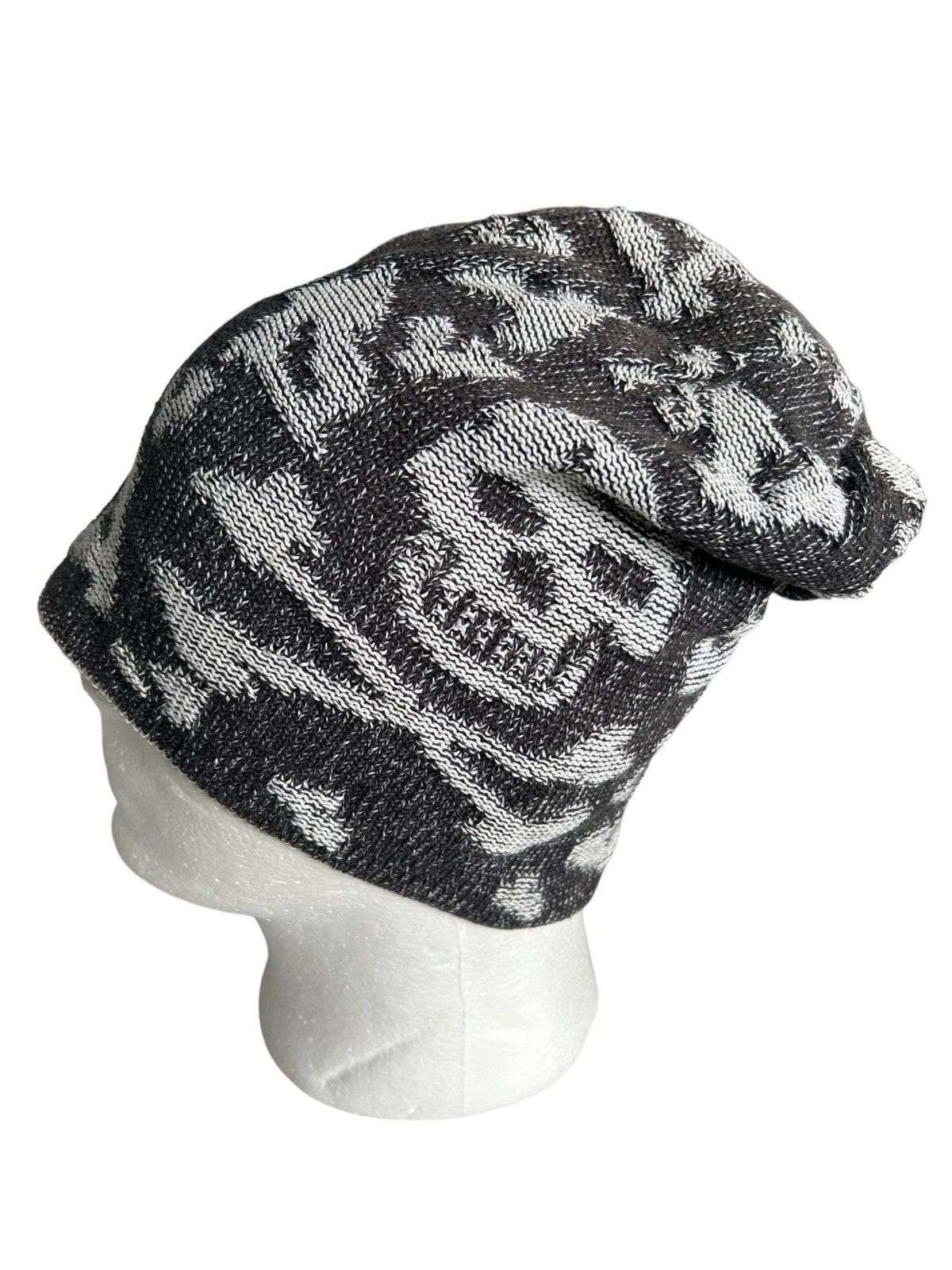 Japanese Brand × Kapital × Vintage Distressed SkullPunk Bondage Design Beanie Hats 🎌☠️ Size ONE SIZE - 3 Thumbnail