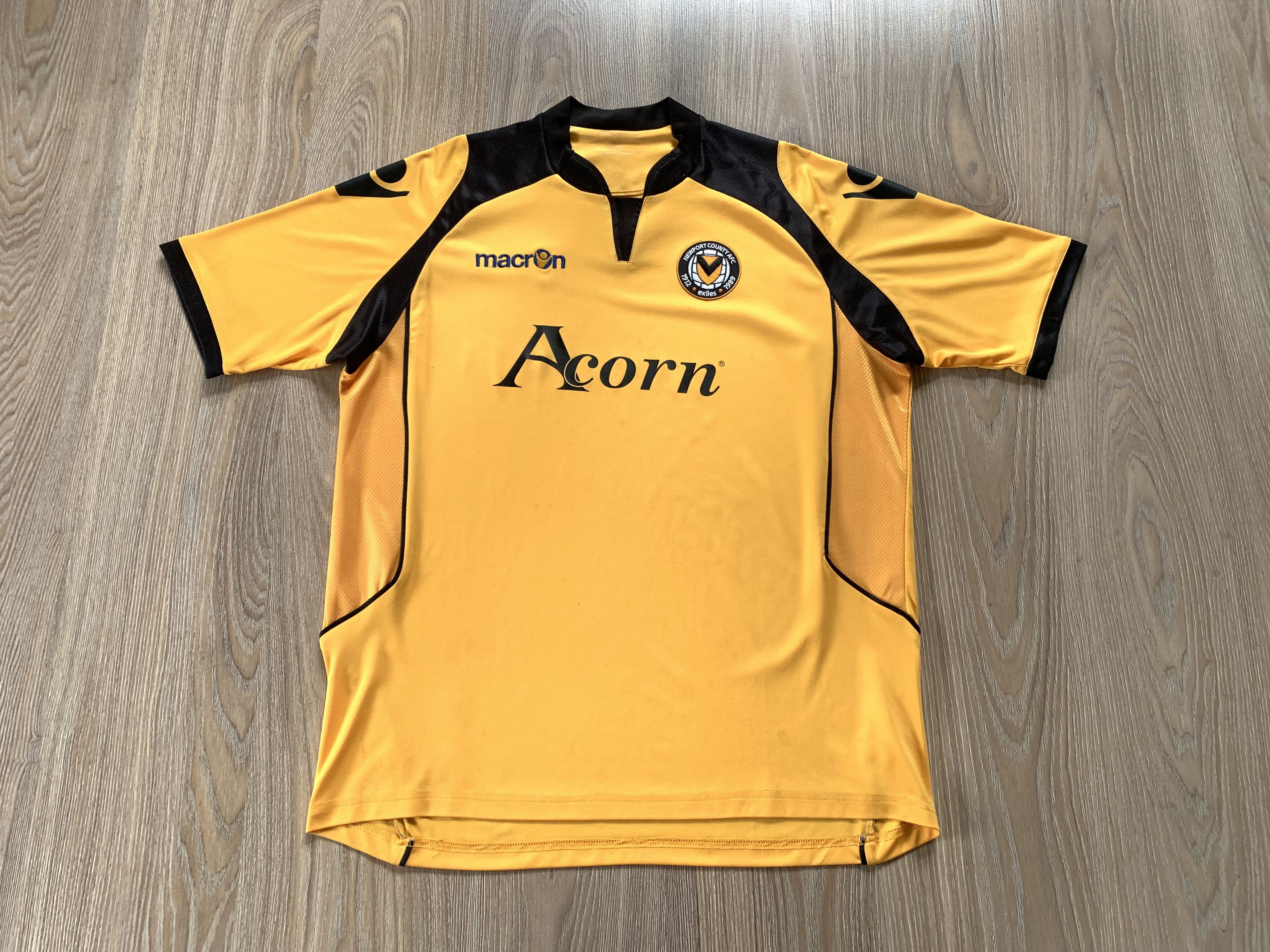 Macron × Vintage Vintage Macron Newport County Shirt Size US XL / EU 56 / 4 - 3 Thumbnail