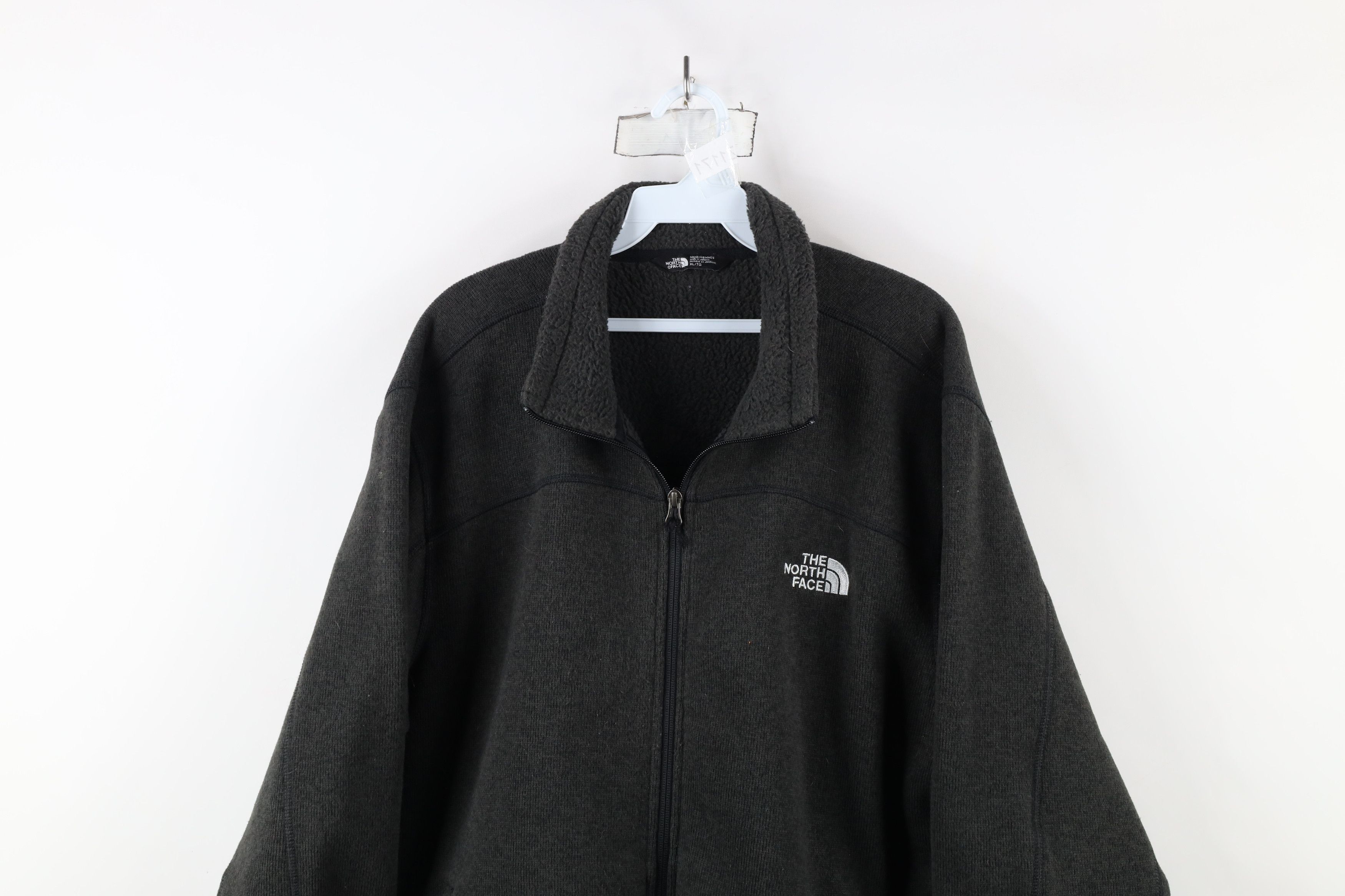 The North Face × Vintage Vintage The North Face Full Zip Fleece Sweater Jacket Gray Size US XL / EU 56 / 4 - 2 Thumbnail