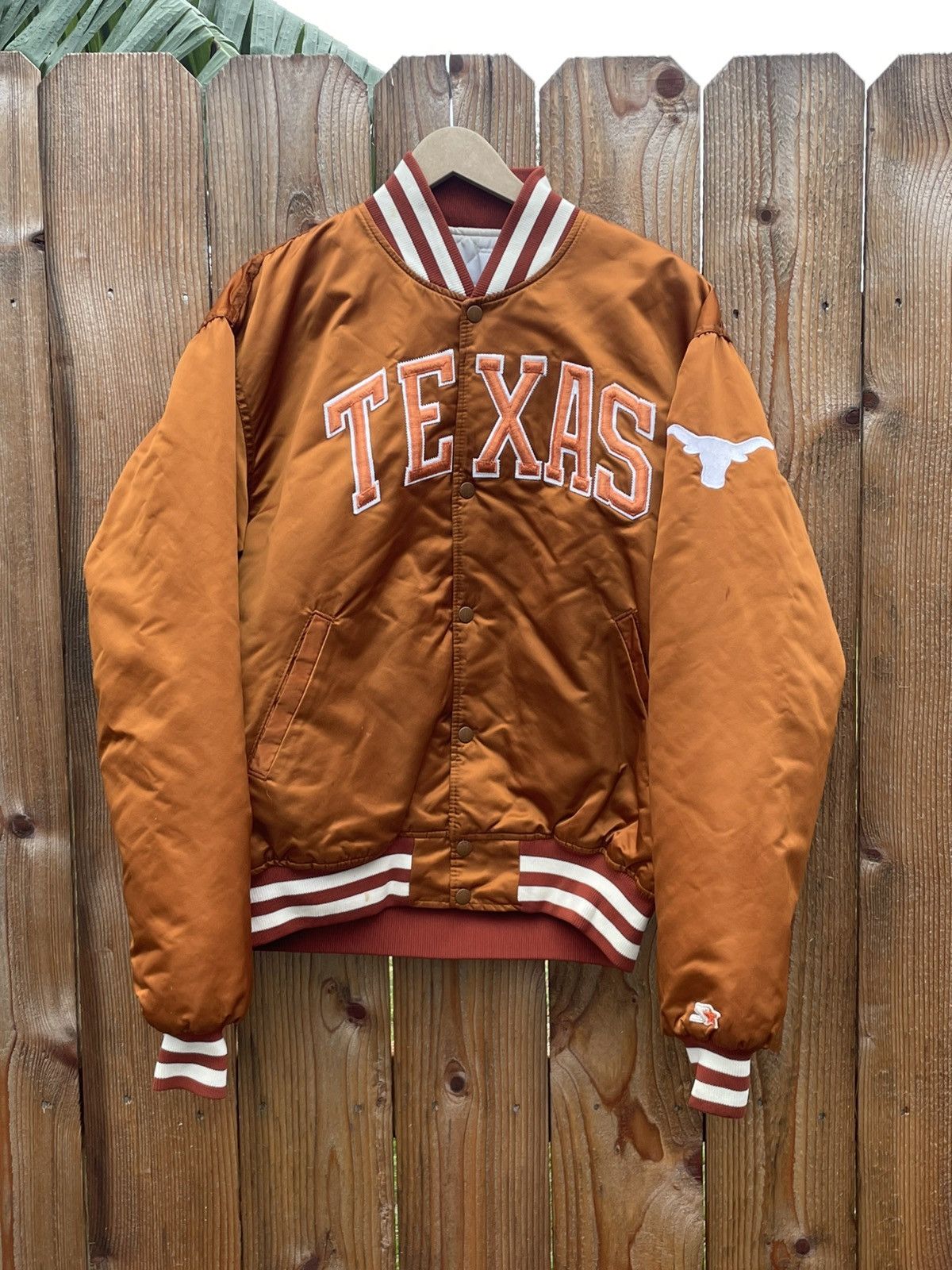 Vintage Vintage 80s Texas University Starter Jacket Size Large Size US L / EU 52-54 / 3 - 4 Thumbnail