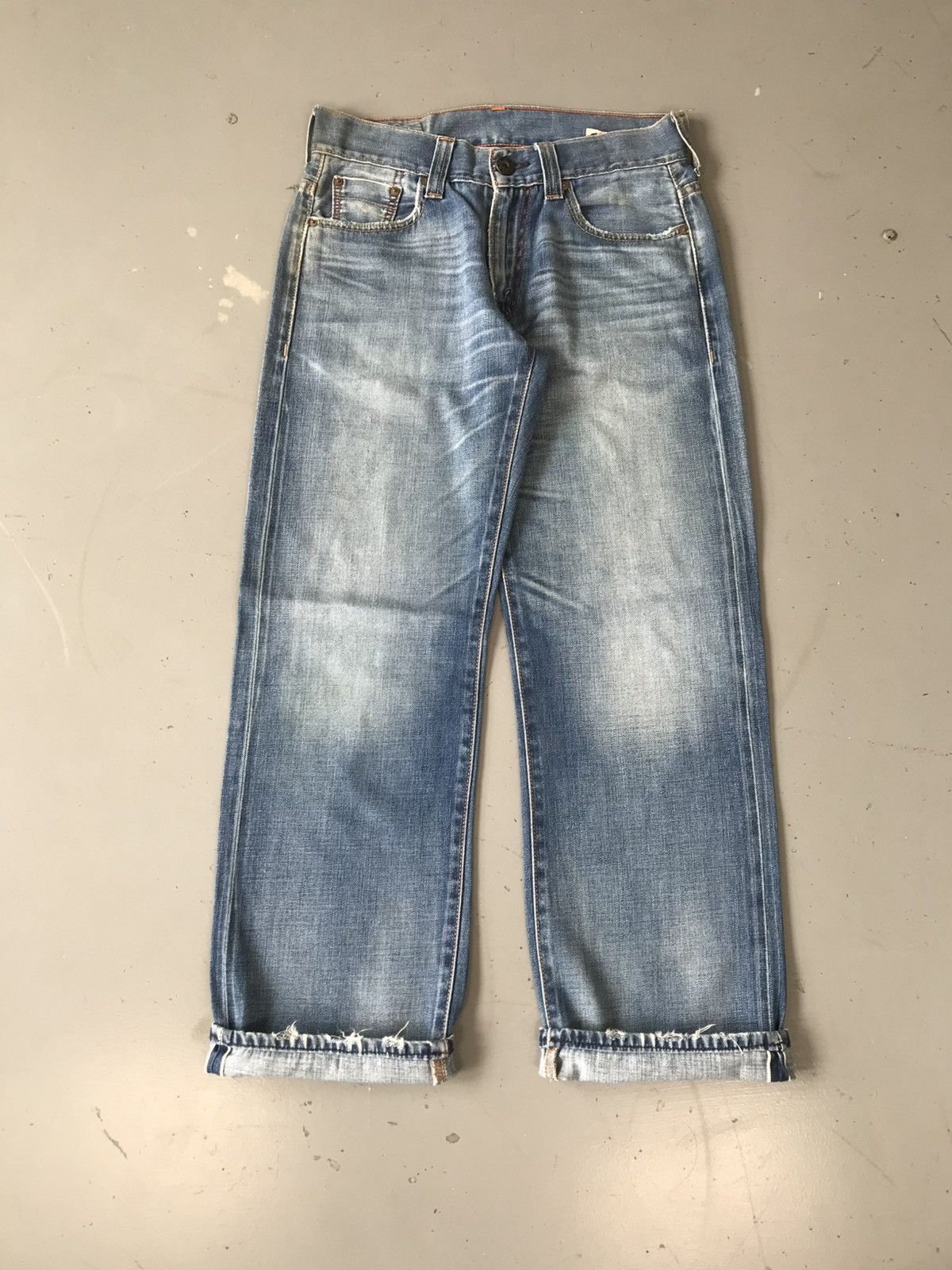 Vintage Sun faded Levi's selvage denim