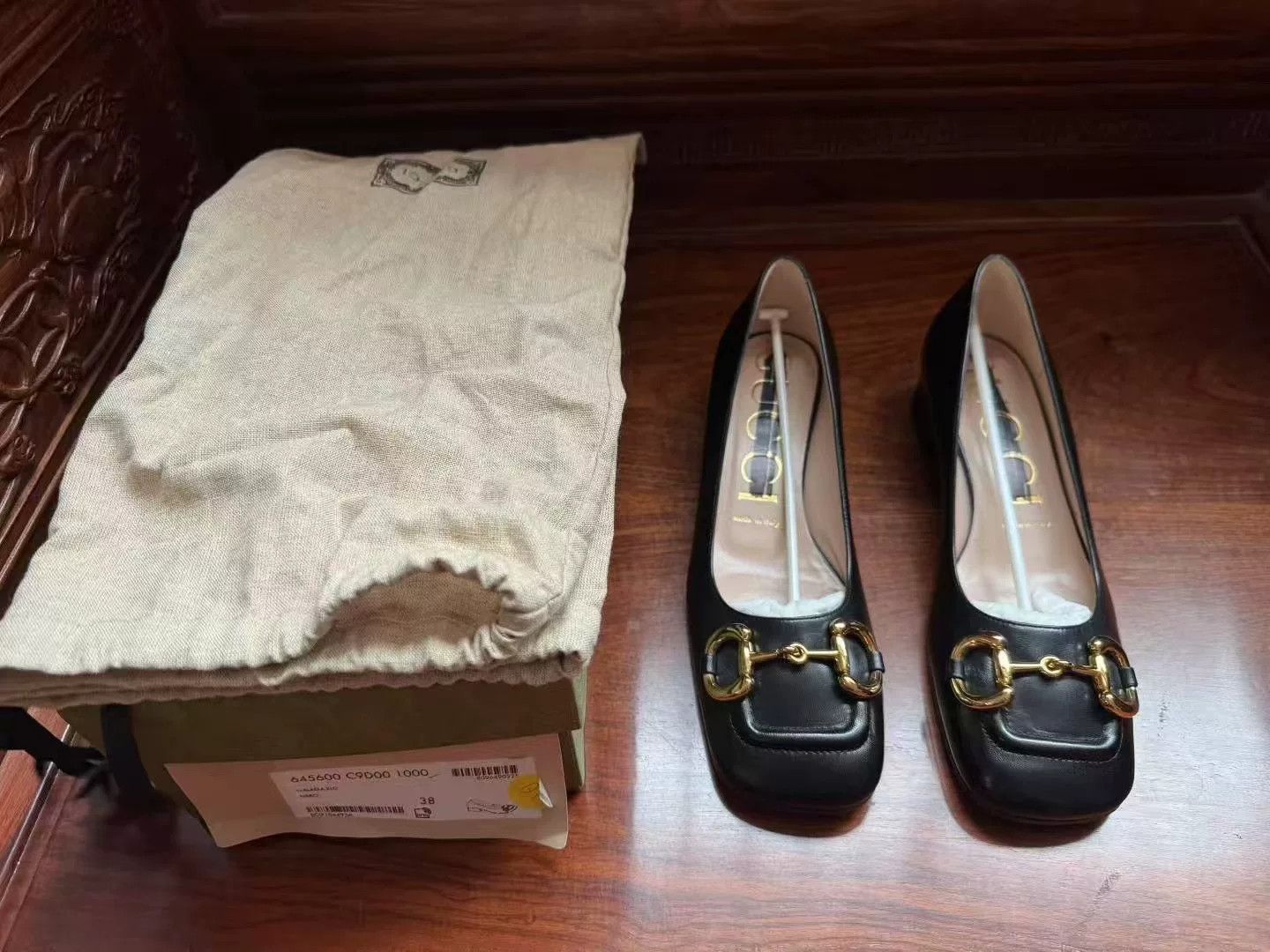 Gucci Gucci Horsebit Leather Heels Size US 7 / IT 37 - 1 Thumbnail