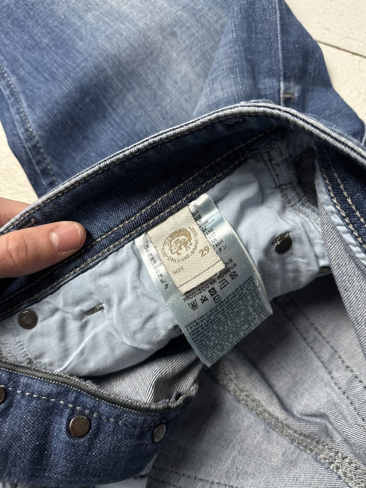 Diesel 🚨 RARE DIESEL MEN DENIM JEANS AVANT GARDE IFSIXWASNINE Y2K Size US 30 / EU 46 - 6 Thumbnail