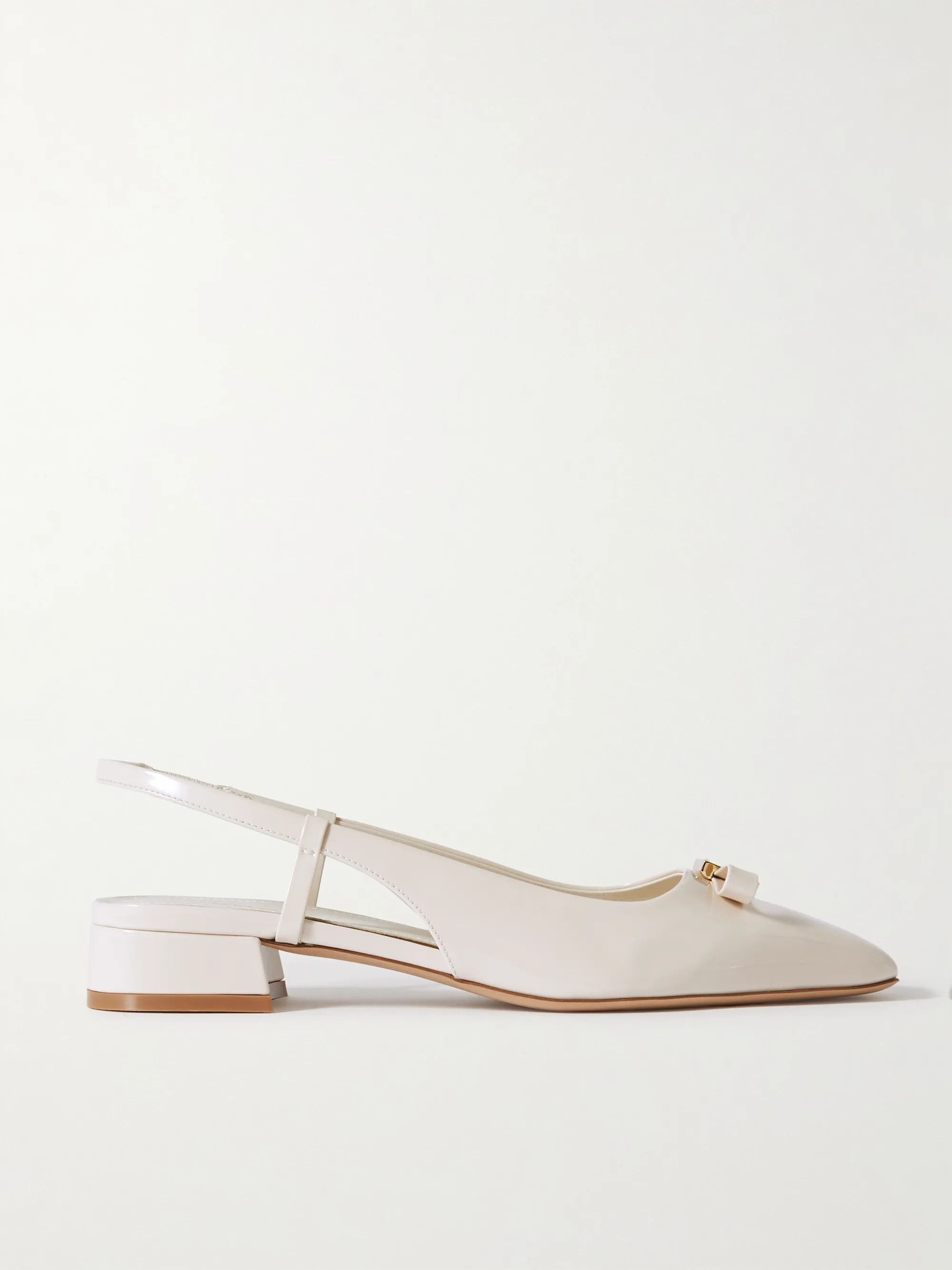 Salvatore Ferragamo o1s1rm0924 Slingback Pumps in Cream Size US 9.5 / IT 39.5 - 1 Thumbnail