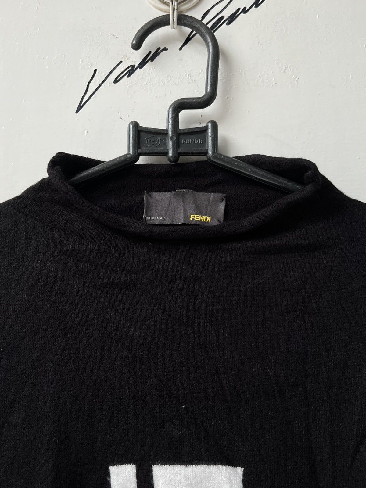 Fendi Fendi Black Knit Long Sleeve T-shirt Size US XS / EU 42 / 0 - 11 Thumbnail