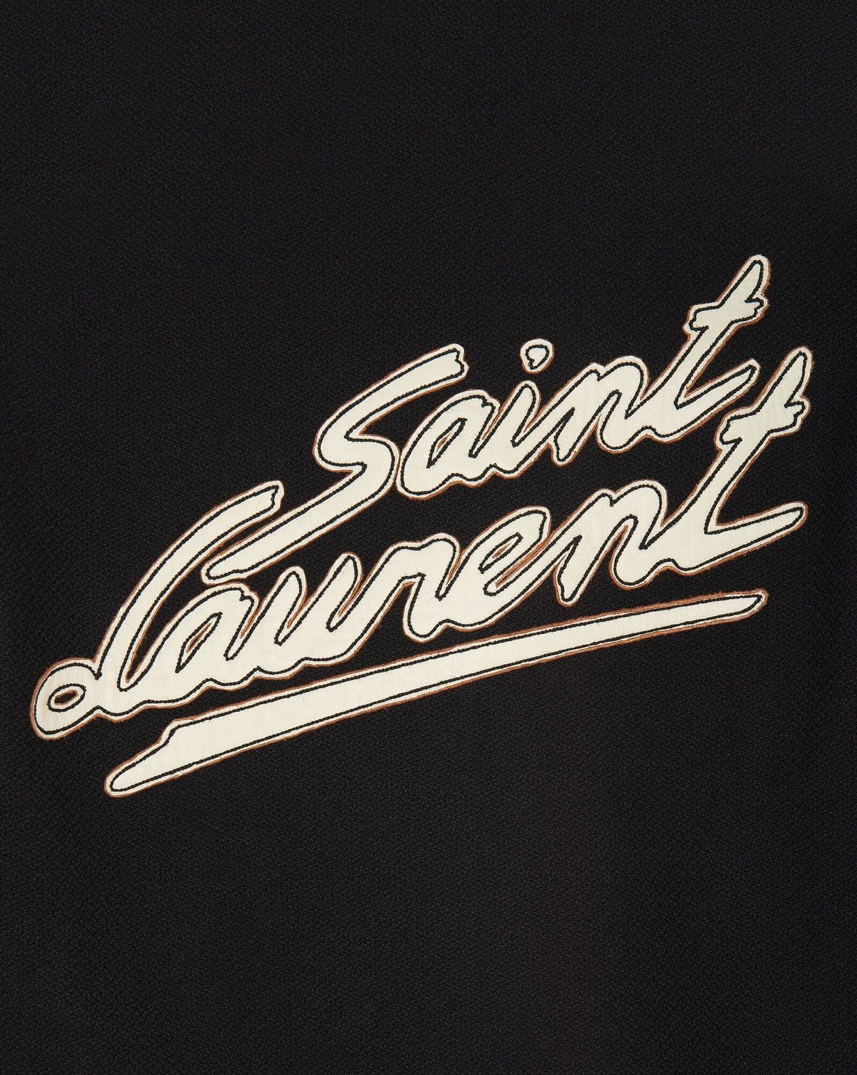 Saint Laurent Paris Saint Laurent Paris Logo Teddy Black Sz. 52 Size US L / EU 52-54 / 3 - 3 Thumbnail