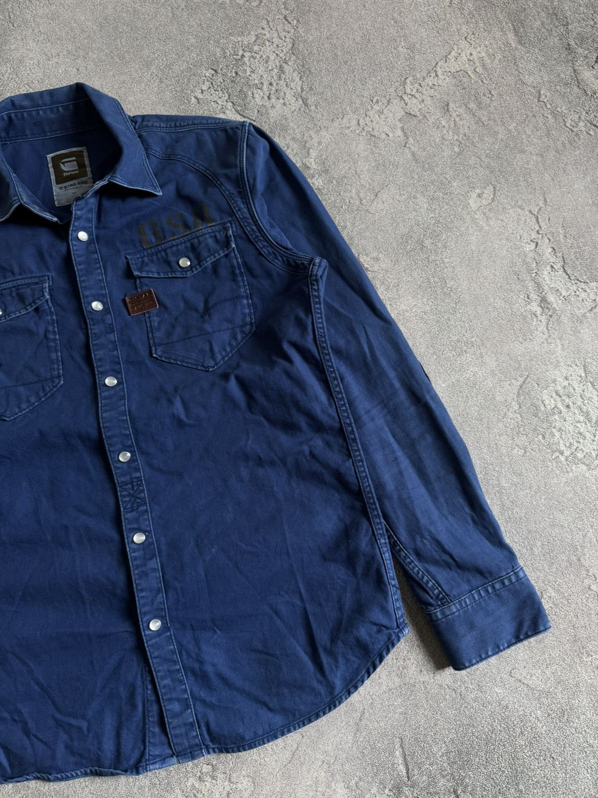 G-Star G star raw M AERO Arizona shirt button up denim overshirt Size US M / EU 48-50 / 2 - 10 Thumbnail