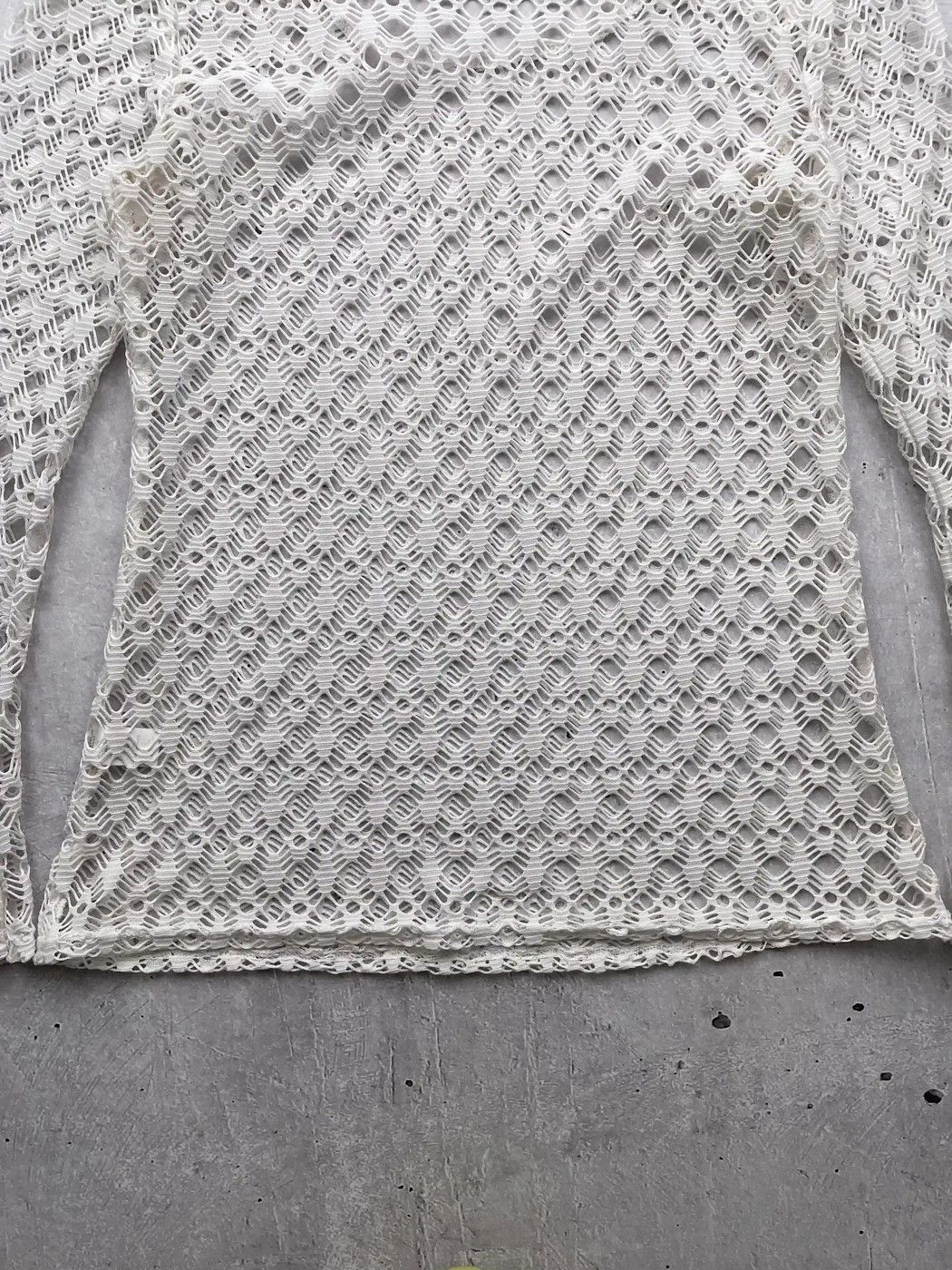 Japanese Brand Vintage Mesh Long Sleeve Size M / US 6-8 / IT 42-44 - 7 Thumbnail