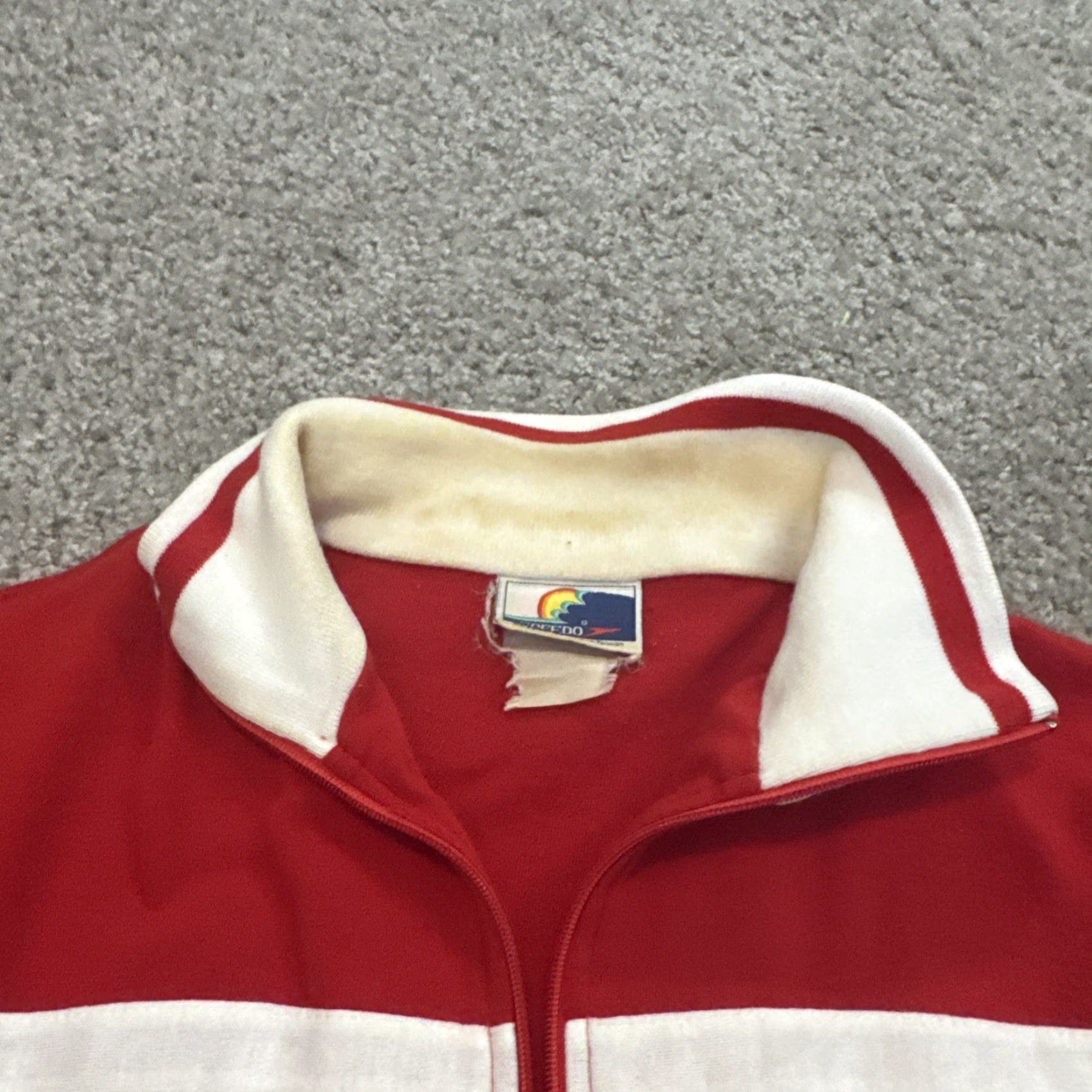 Speedo VINTAGE Speedo Tracksuit 2 Piece Unisex Adults L Red 70s Sweatsuit Jacket Pants Zip Japan Size L / US 10 / IT 46 - 7 Thumbnail