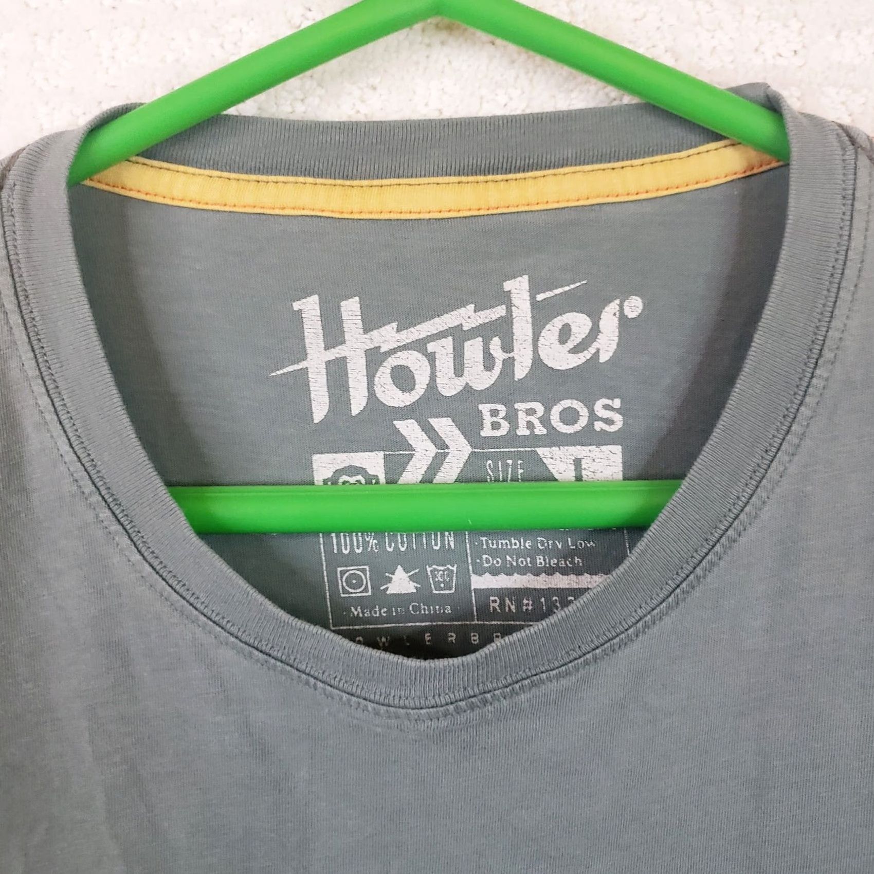 Howler Brothers Howler Brothers Shirt Mens Large Green Graphic Fish Logo Monkey Summer Tee Size US L / EU 52-54 / 3 - 5 Thumbnail