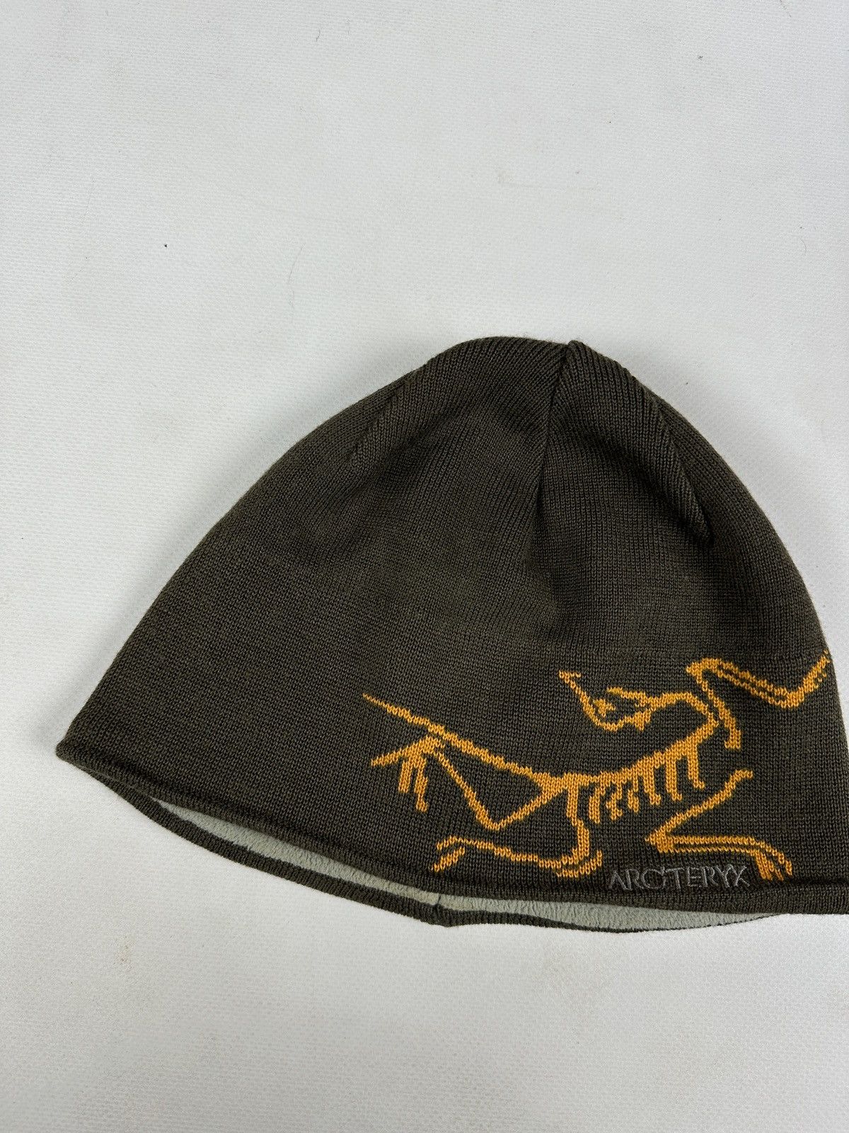 Arc'teryx Vintage Arcteryx Khaki Wool/Acrylic Big Logo Hat Cap Size ONE SIZE - 3 Thumbnail