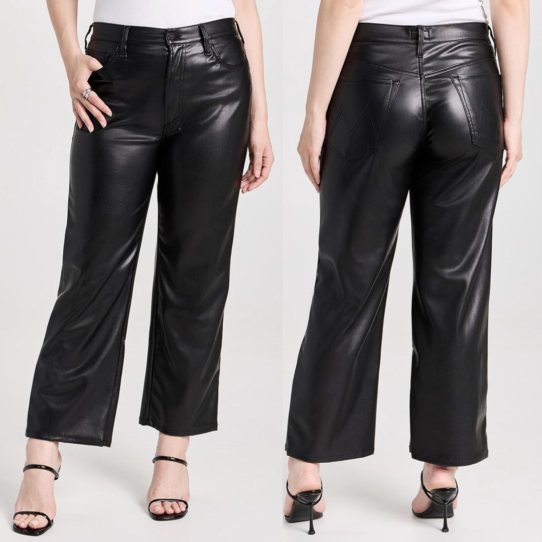 MOTHER MOTHER | NWT The Rambler Zip Ankle Black 33 Plus Size Size 33" - 2 Thumbnail