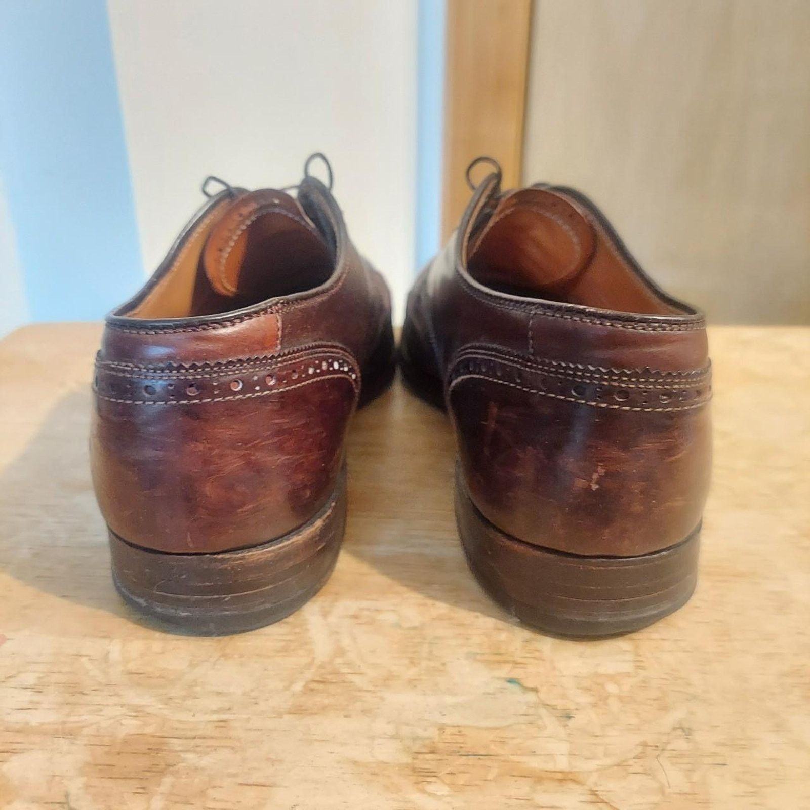 Brooks Brothers Alden Brooks Brothers A764 Men's US 8 D Leather Oxford Shoes Size US 8 / EU 41 - 3 Thumbnail