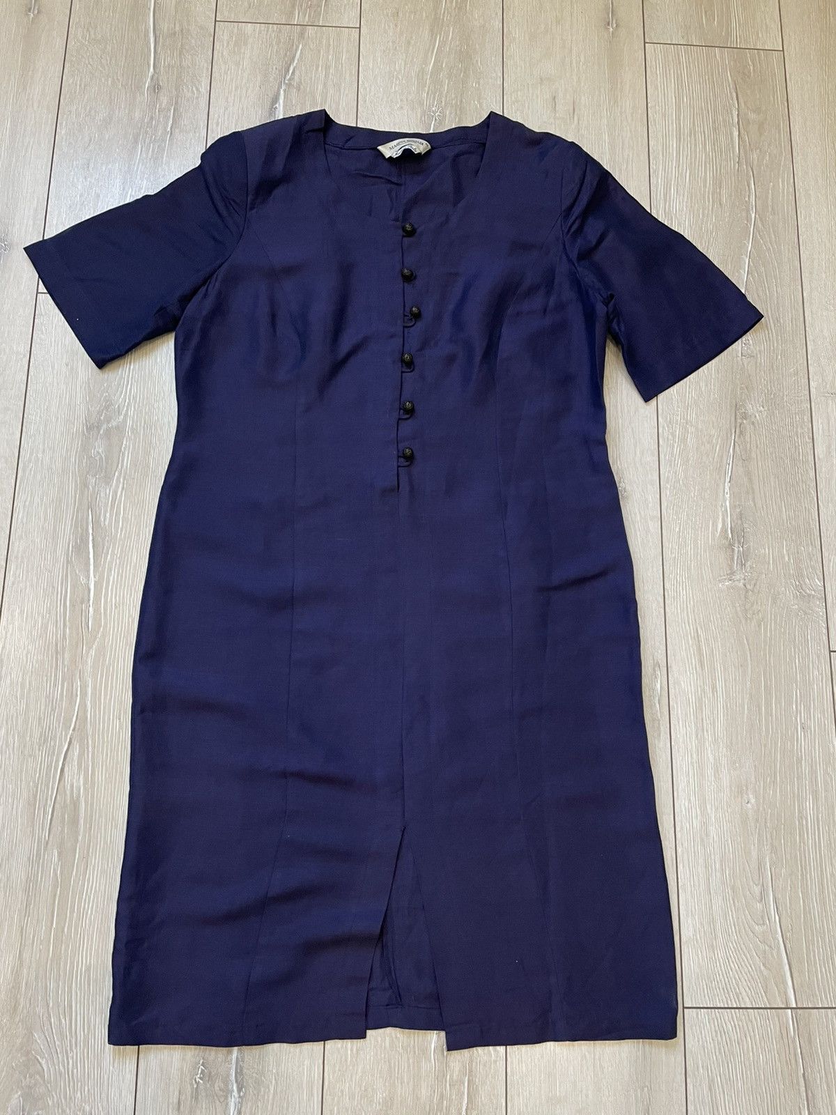 knee length dresses for ladies MARINA RINALDI | ONLINE & in Berlin | Midi Dress made of 100% Linen "Tubo"