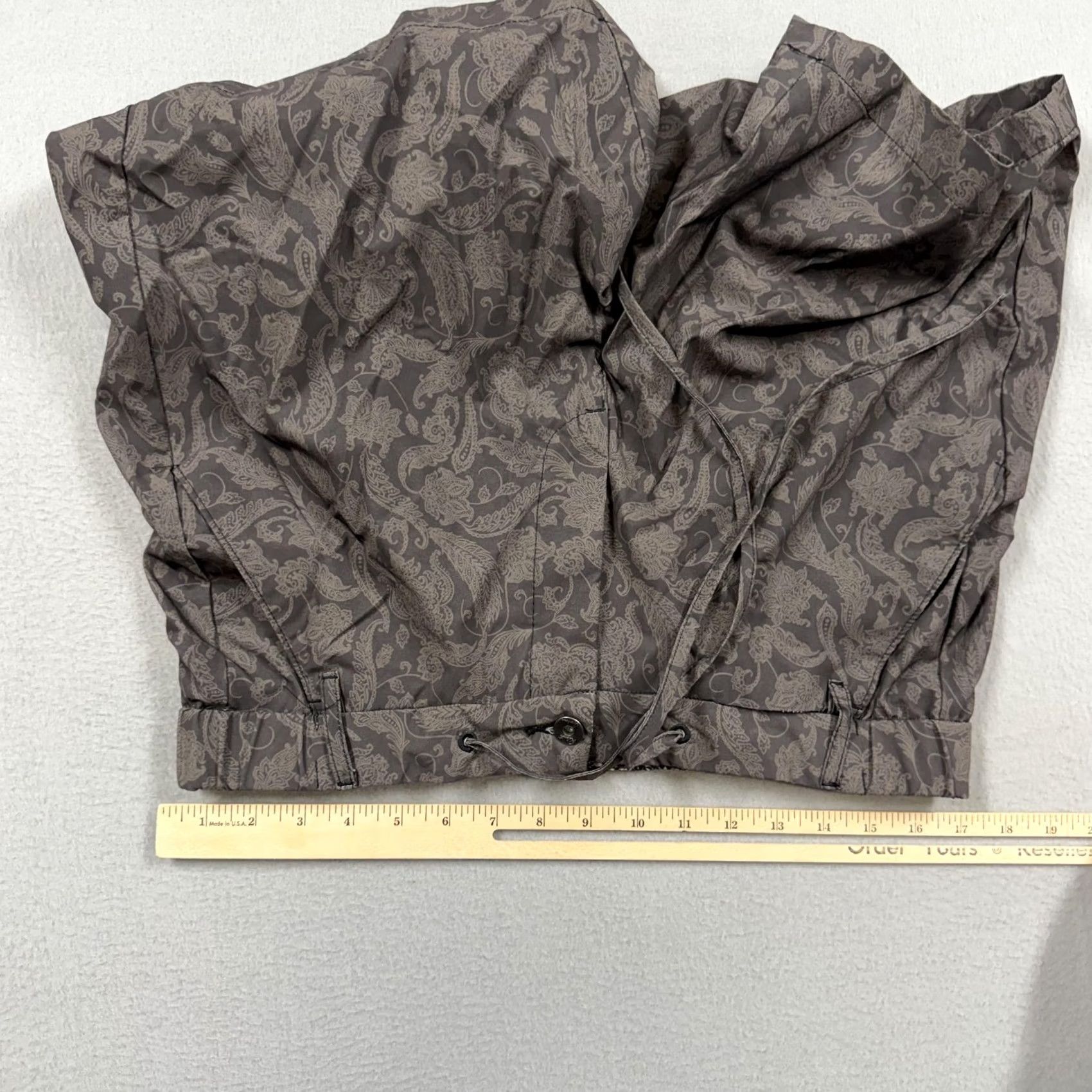 Robert Graham Robert Graham Shorts Mens 34 Gray Paisley Chino Drawstring 7 Inseam Casual Size US 34 / EU 50 - 4 Thumbnail