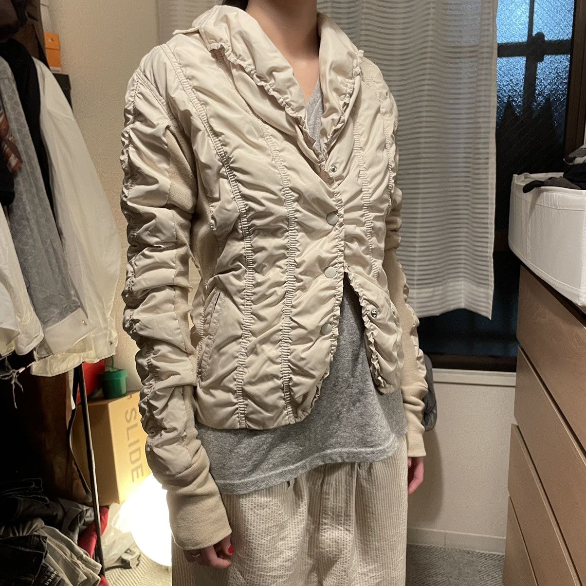 Issey Miyake ISSEY MIYAKE PLEATS JACKET IVORY BEIGE RARE Size L / US 10 / IT 46 - 9 Thumbnail