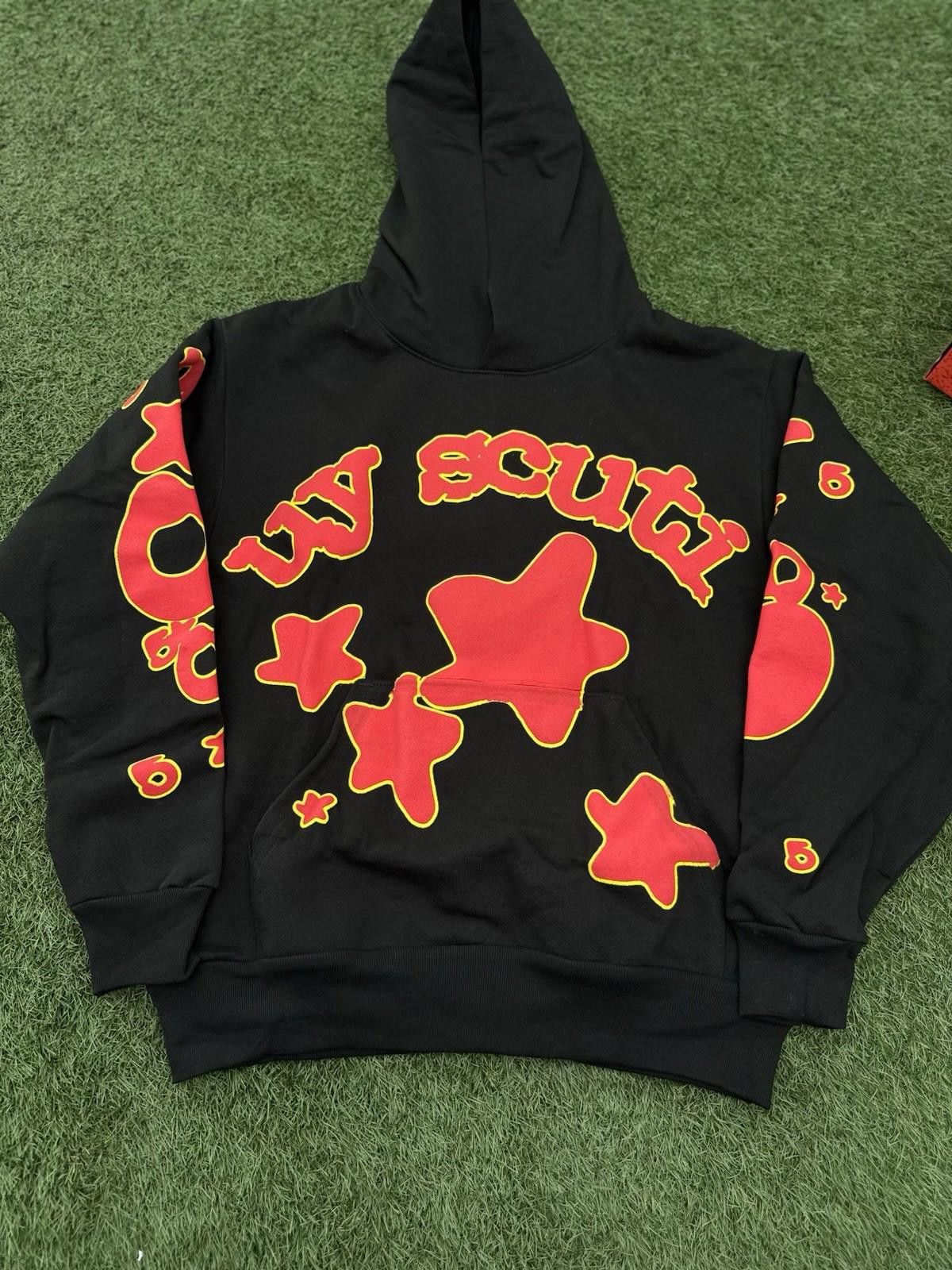 Sp5der Sp5der Worldwide Black Red Hoodie Size (Small) NEW Box + CD Size US S / EU 44-46 / 1 - 2 Thumbnail