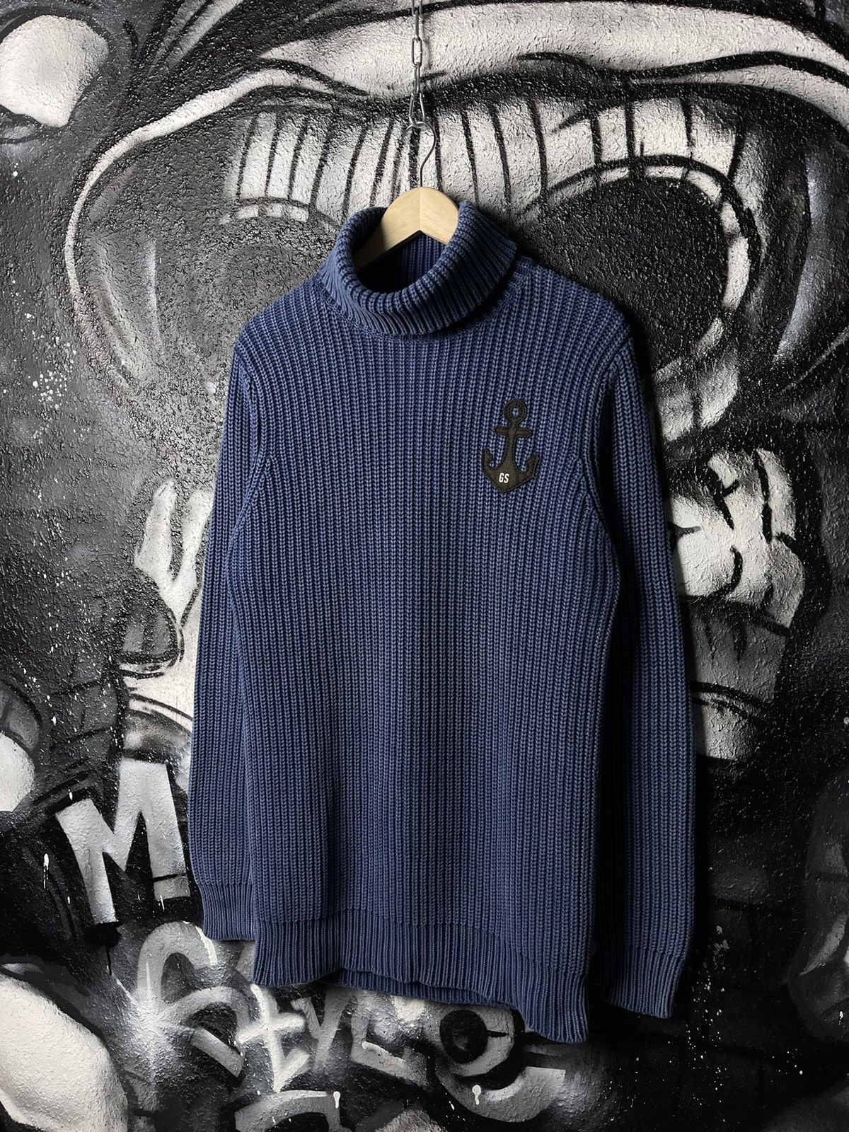 G-Star × Vintage G Star RAW Champ Coll Knit Men’s Golf Sweater Size L Size US L / EU 52-54 / 3 - 1 Thumbnail