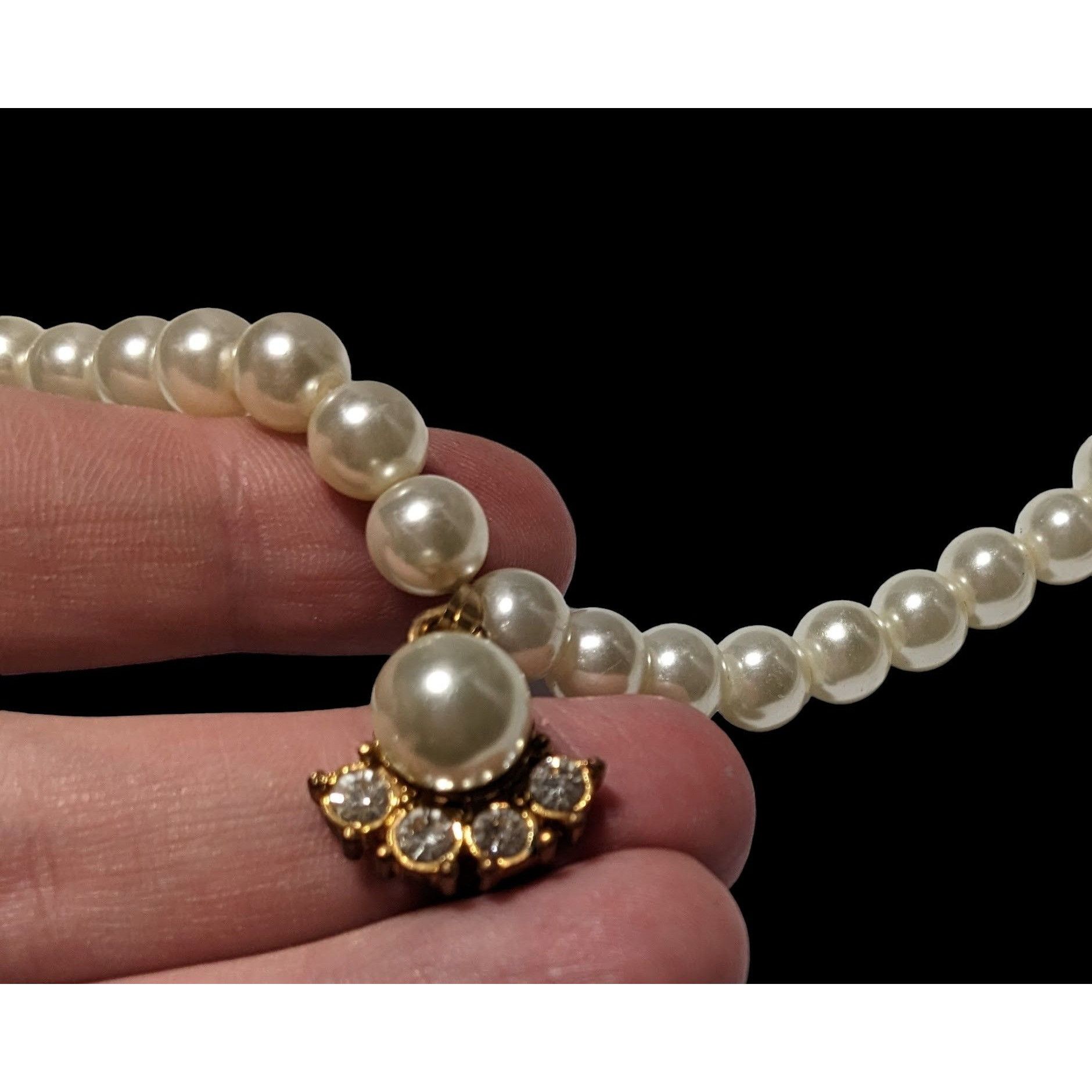 Other Vintage Regency Style Pearl Bridal Necklace Size ONE SIZE - 5 Thumbnail