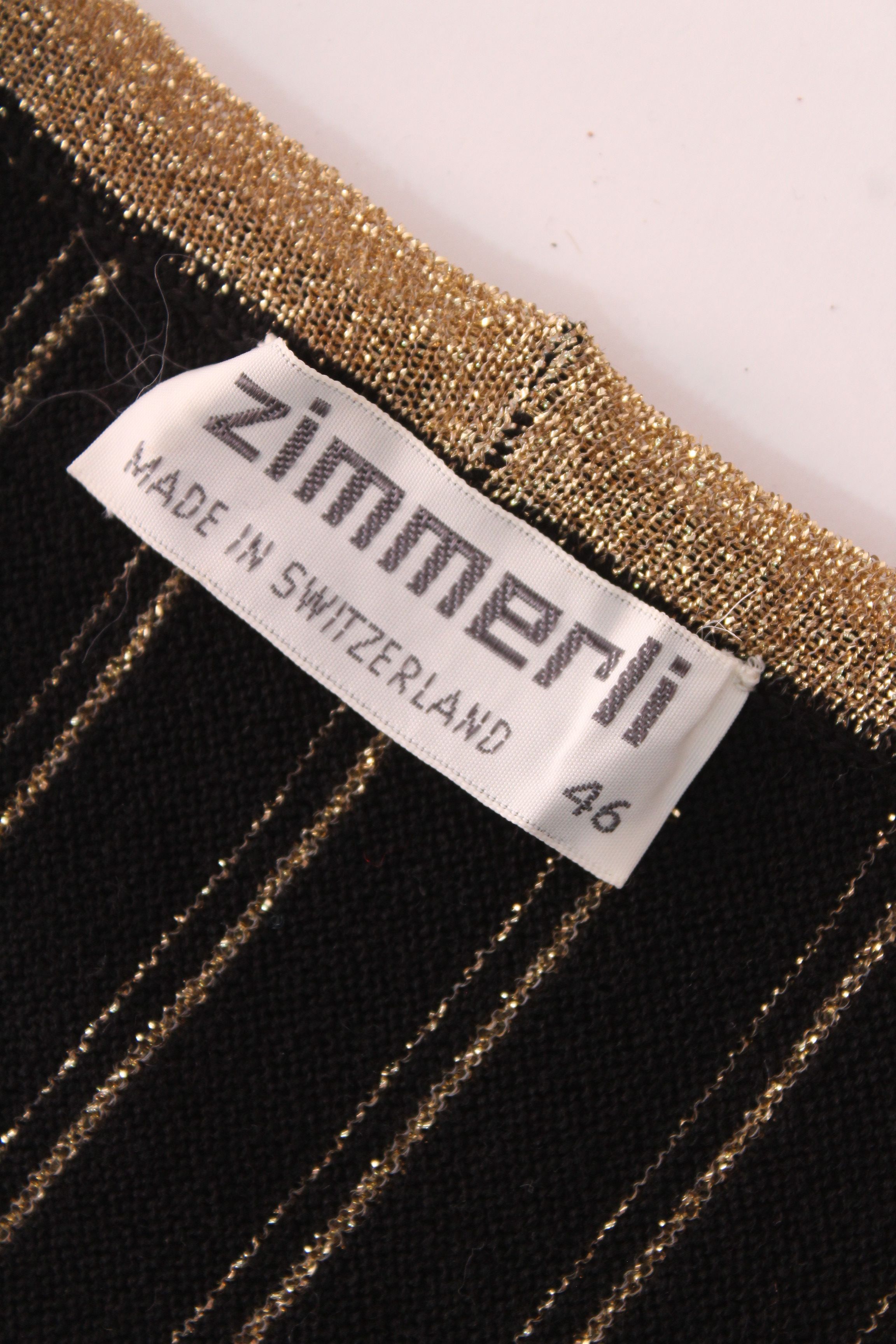 Zimmerli Zimmerli of Switzerland Silk Blend Striped Knit Vest Size L / US 10 / IT 46 - 9 Thumbnail