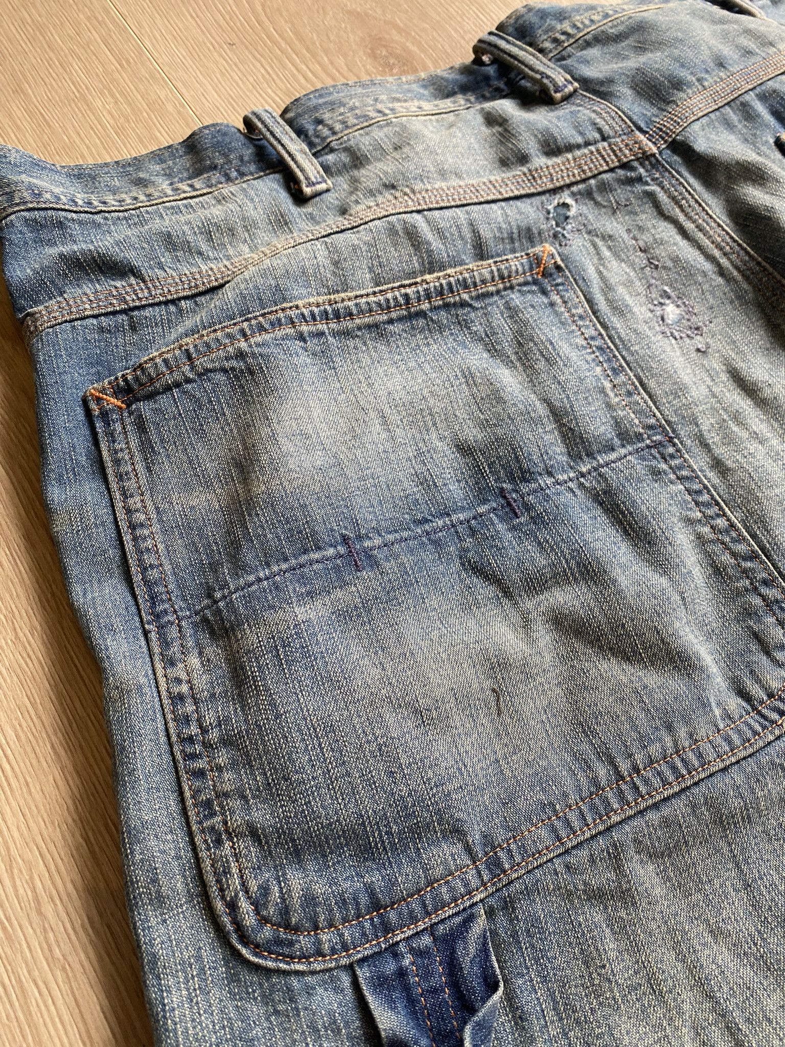 RRL Ralph Lauren Polo Ralph Lauren Relaxed Fit Distressed Carpenter Jean Size US 38 / EU 54 - 18 Thumbnail