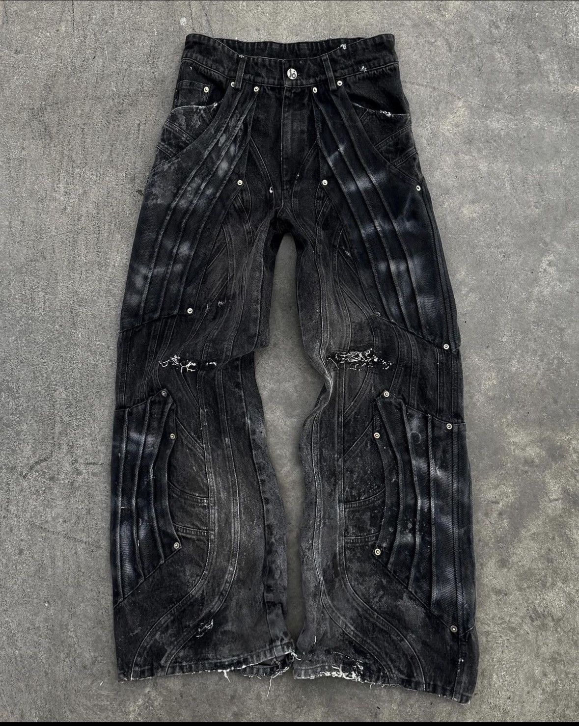 image of Bad Son Circuit Jeans in Black, Men's (Size 28)