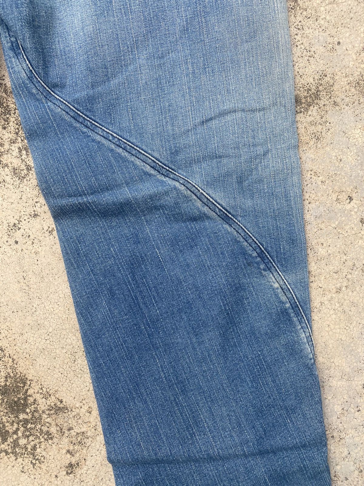 Designer × Levi's Levis Collabration With Flu Blue Gammy Jeans Size US 33 - 19 Thumbnail