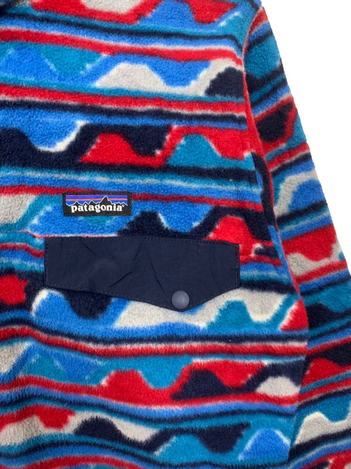 RARE PATAGONIA SYNCHILLA SMALL LOGO SINGLE POCKET FLEECE