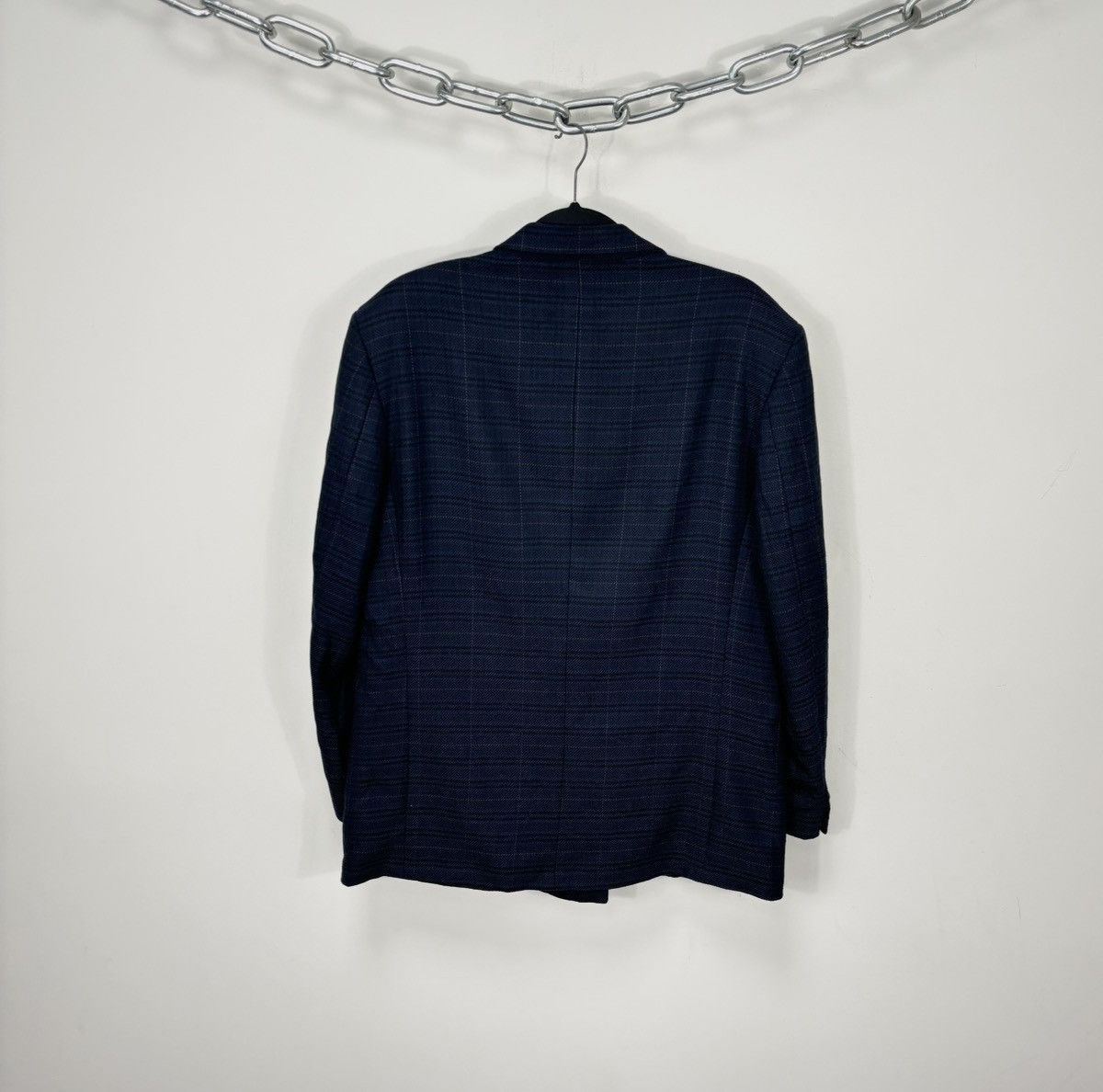 GF Ferre Vintage Gianfranco Ferre 0001 Studio Glen Plaid Wool Blazer Size 46R - 3 Thumbnail