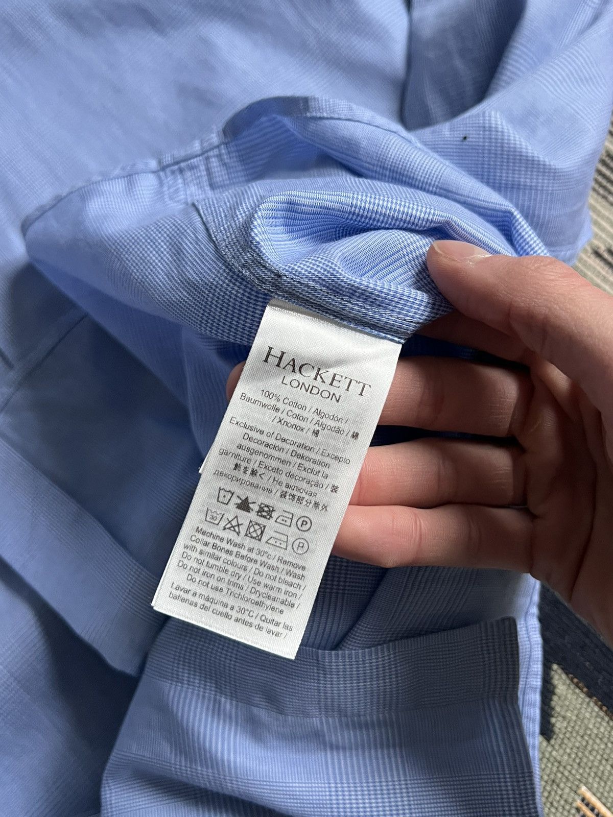 Hackett Hackett London Button Up Luxury Shirt Size US M / EU 48-50 / 2 - 7 Thumbnail