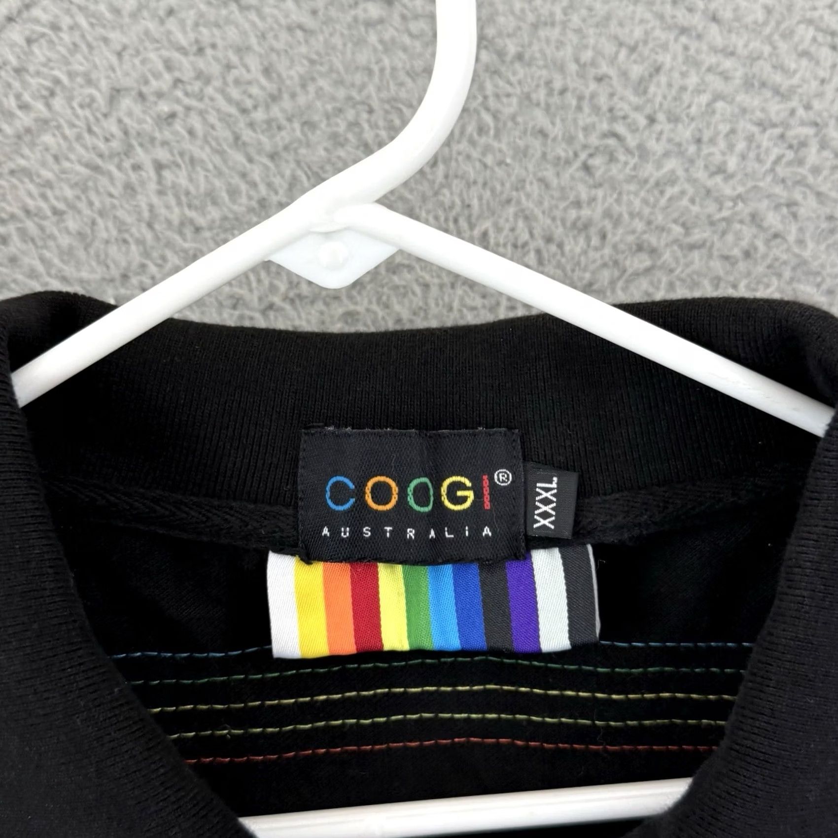 Coogi VINTAGE COOGI Shirt Men 2XL Black Polo Striped Textured Y2K Short Sleeve Hip Hop Shirt Mens 90s Grunge Retro City Short Sleeve Polo Polo Size US XXL / EU 58 / 5 - 6 Thumbnail
