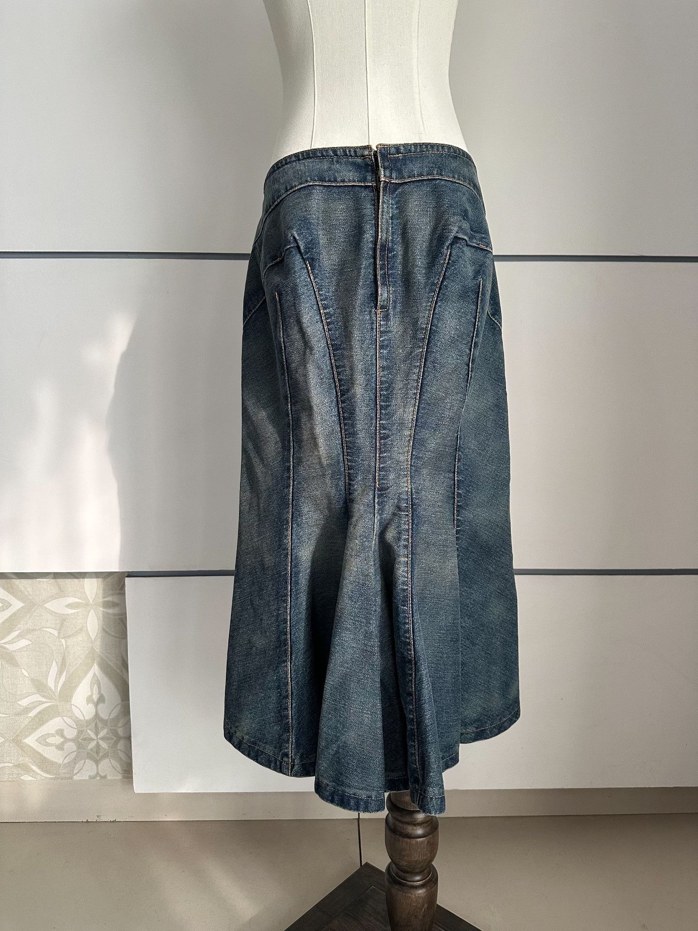 Junya Watanabe JUNYA WATANABE 06SS Fish-Tail Cowboy Dress| Size 26" / US 2 / IT 38 - 7 Thumbnail
