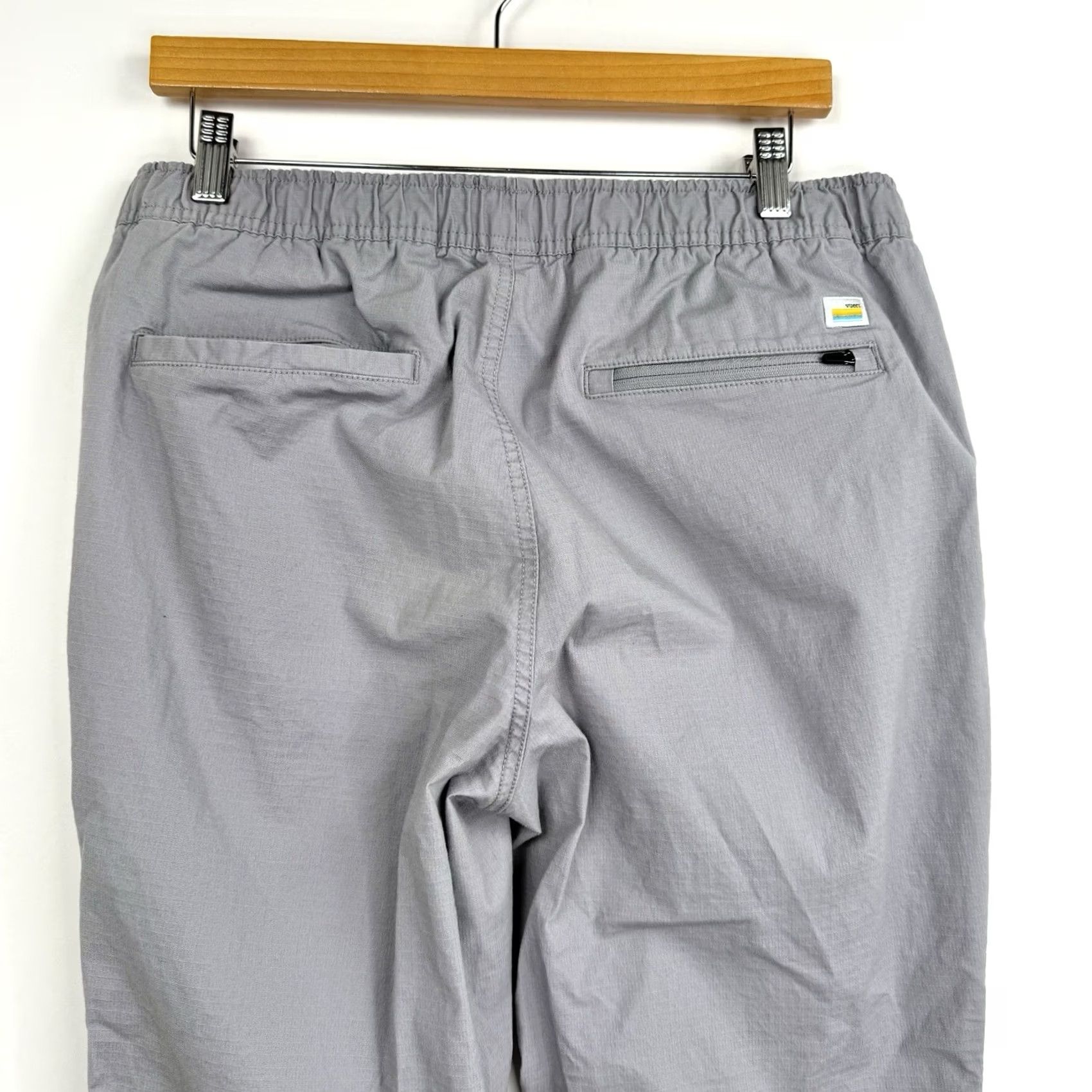 Vuori Vuori Mens Regular Pants V461 Ripstop DuraTerra Hiking Gray 30x27 Jogger Cotton Spandex Blended Activewear M Size US 31 - 7 Thumbnail