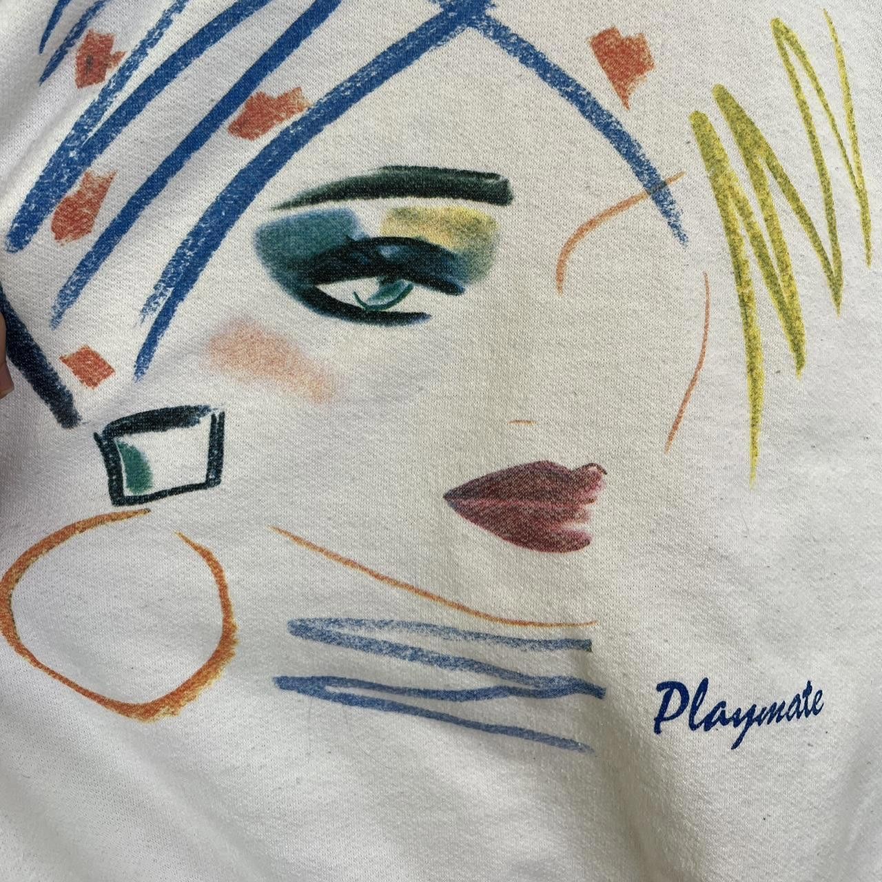 Playboy Vintage Playmate Artistic Sweatshirt 90s Playboy Size L Size US L / EU 52-54 / 3 - 3 Thumbnail