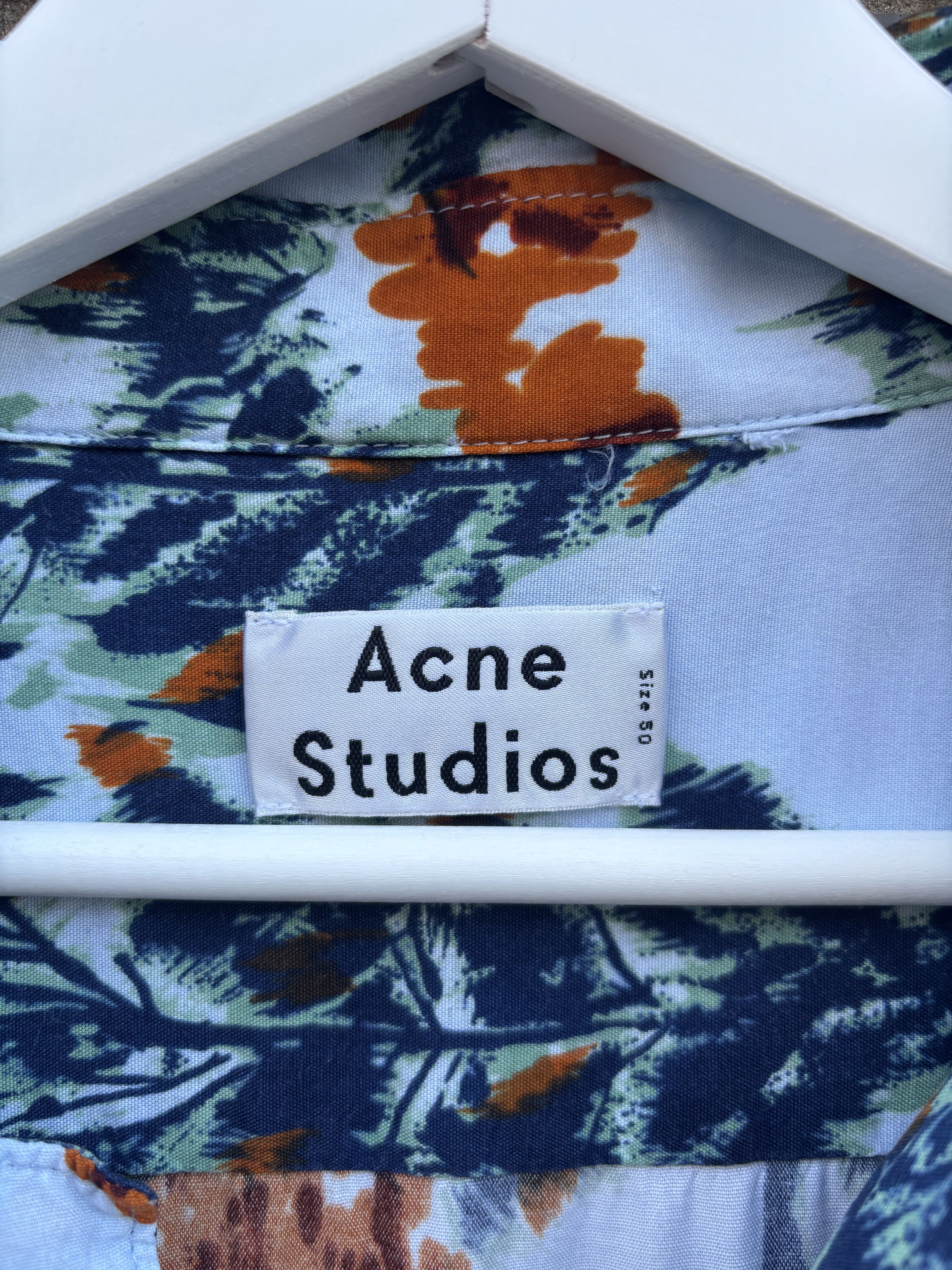Acne Studios Acne Studios Simon Pine Camp Print Vacation Shirt Size US L / EU 52-54 / 3 - 3 Thumbnail