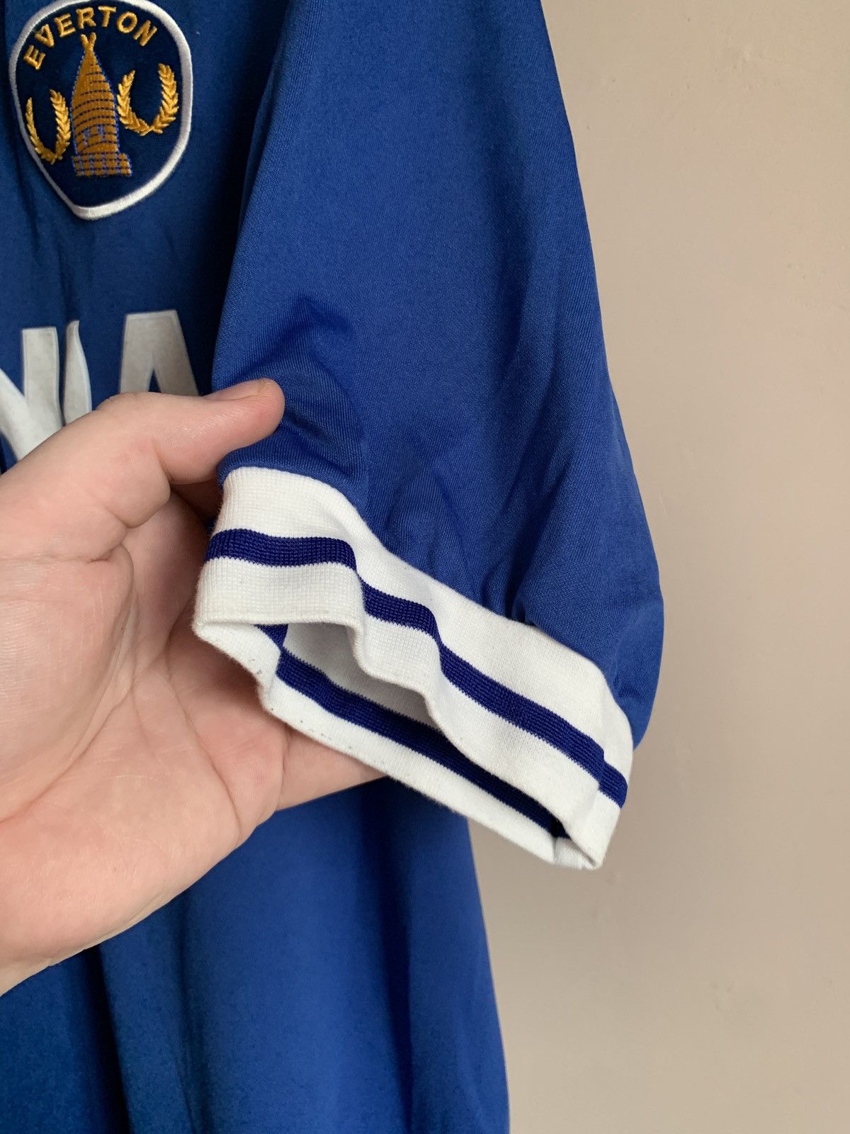 Vintage Everton 1982 Home Football Shirt Retro Score Draw Retro Sz L Size US L / EU 52-54 / 3 - 6 Thumbnail
