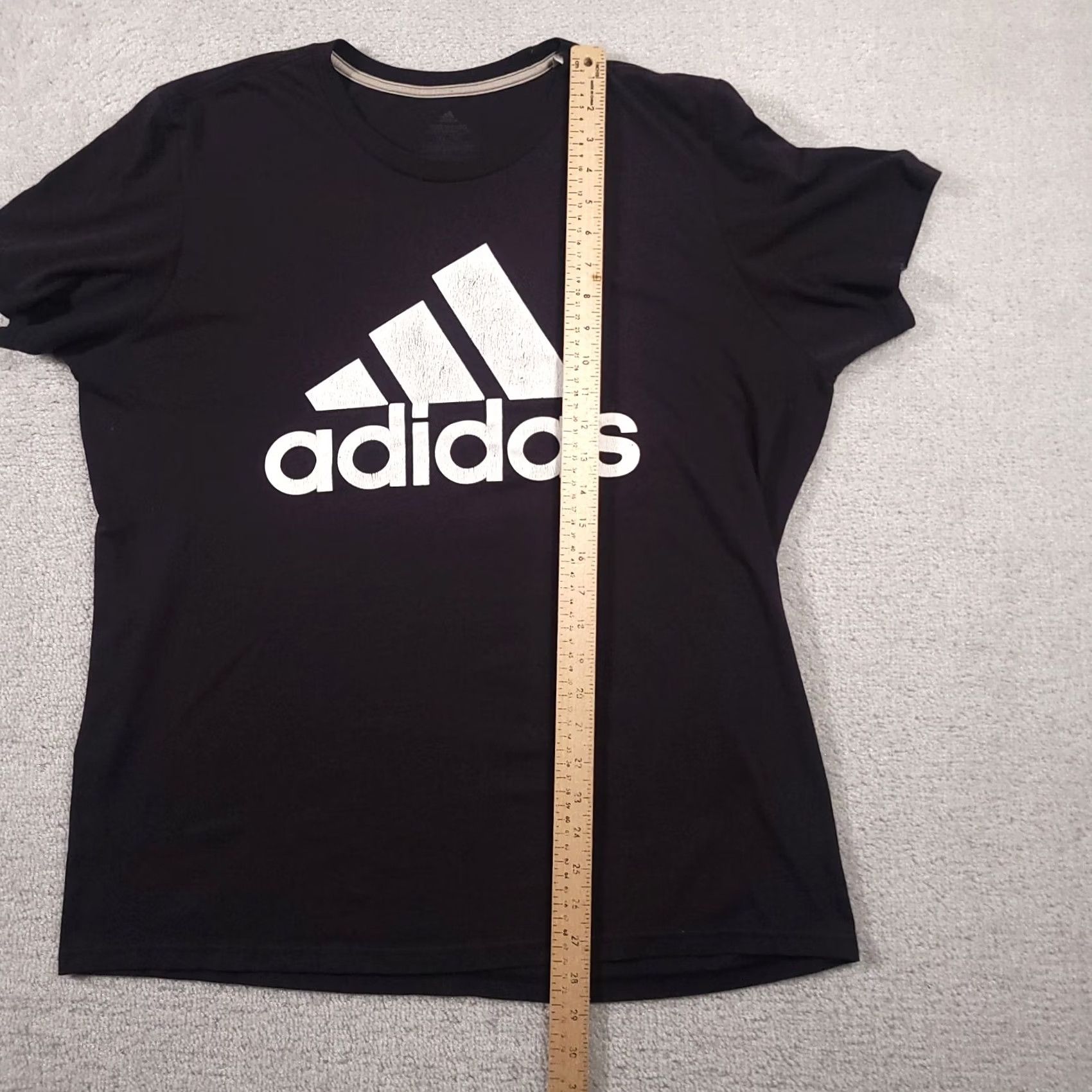 Adidas Adidas The Go-To Performance Tee Shirt Mens XL Black Logo Short Sleeve Climalite Size US XL / EU 56 / 4 - 7 Thumbnail