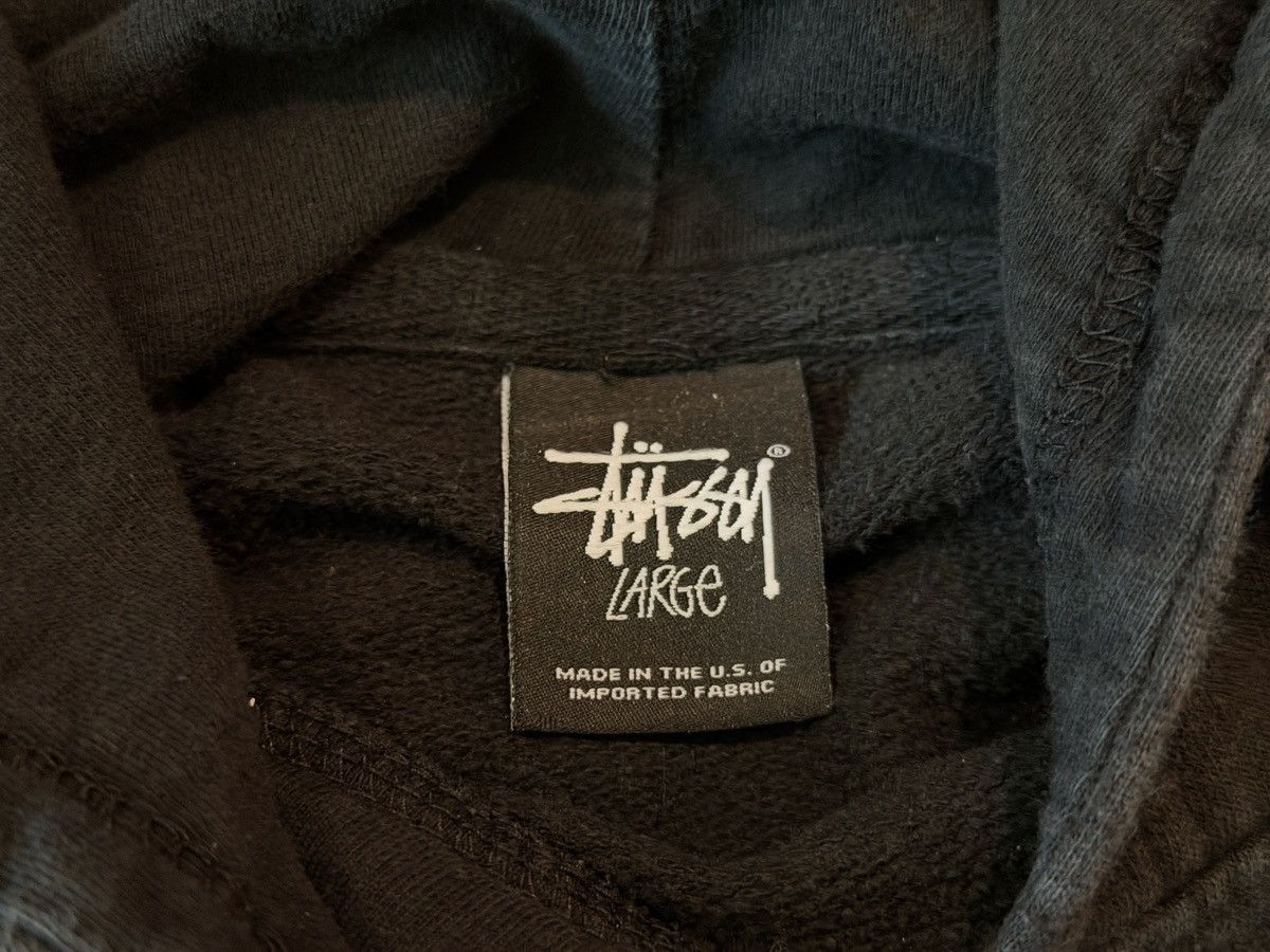 Stussy Vintage Stussy Basic Logo Script Hoodie 90s Made In USA Size US L / EU 52-54 / 3 - 6 Thumbnail