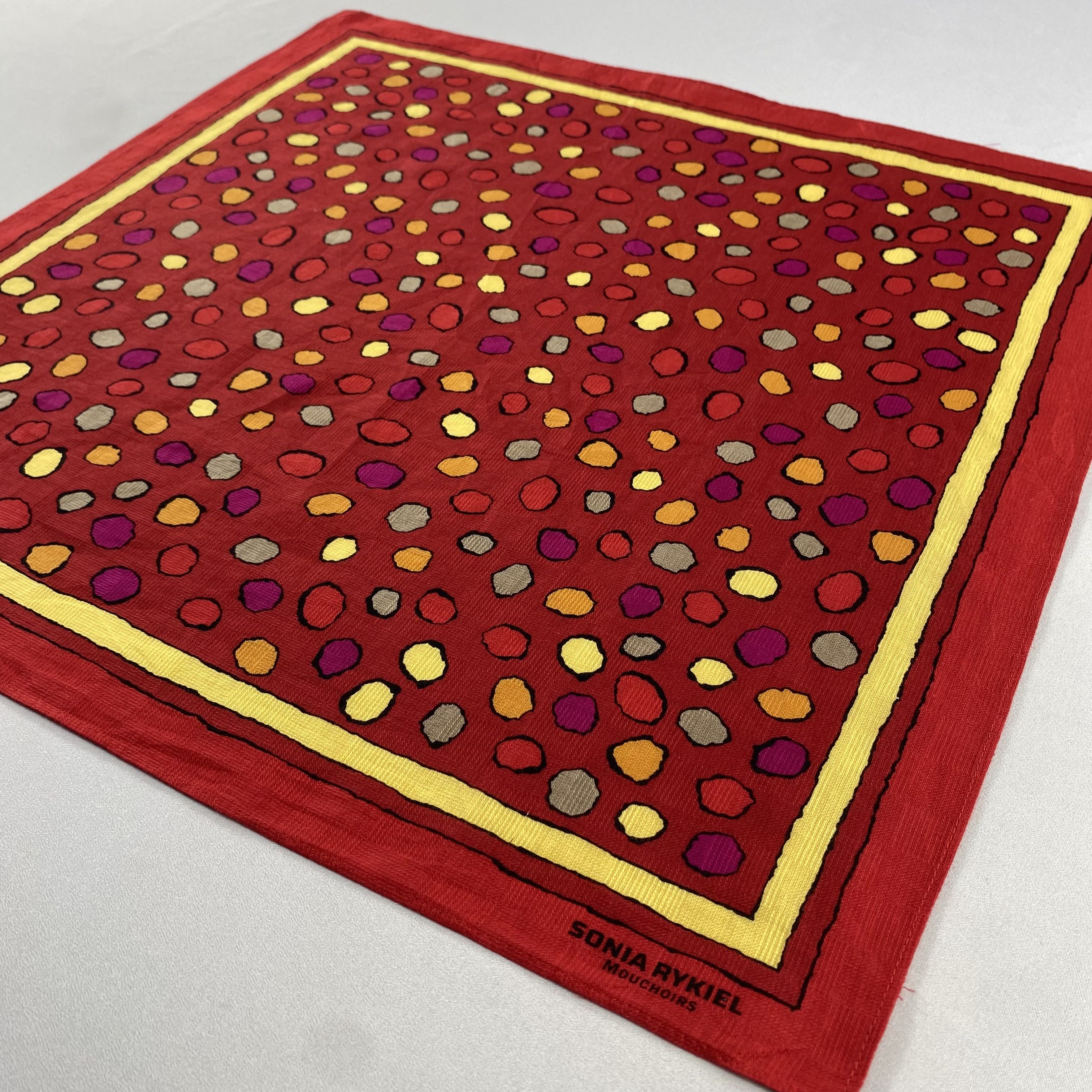 Vintage Sonia Rykiel Bandana/ Handkerchief / Neckerchief-P771 Size ONE SIZE - 2 Thumbnail