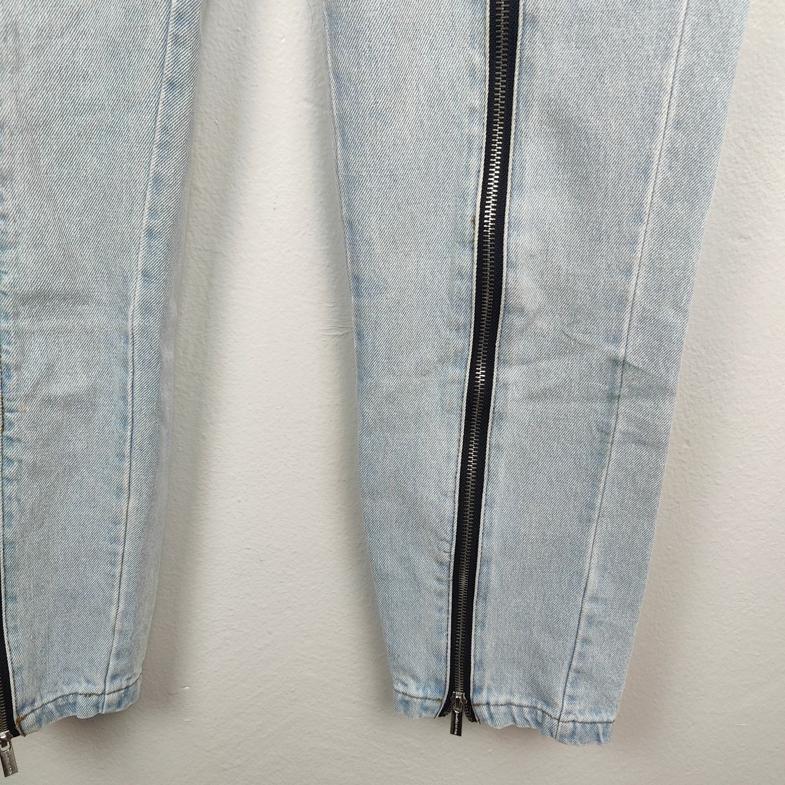 Other Maniere De Voir Straight Jeans Womens 8 Zippered Size 30" / US 8 / IT 44 - 4 Thumbnail