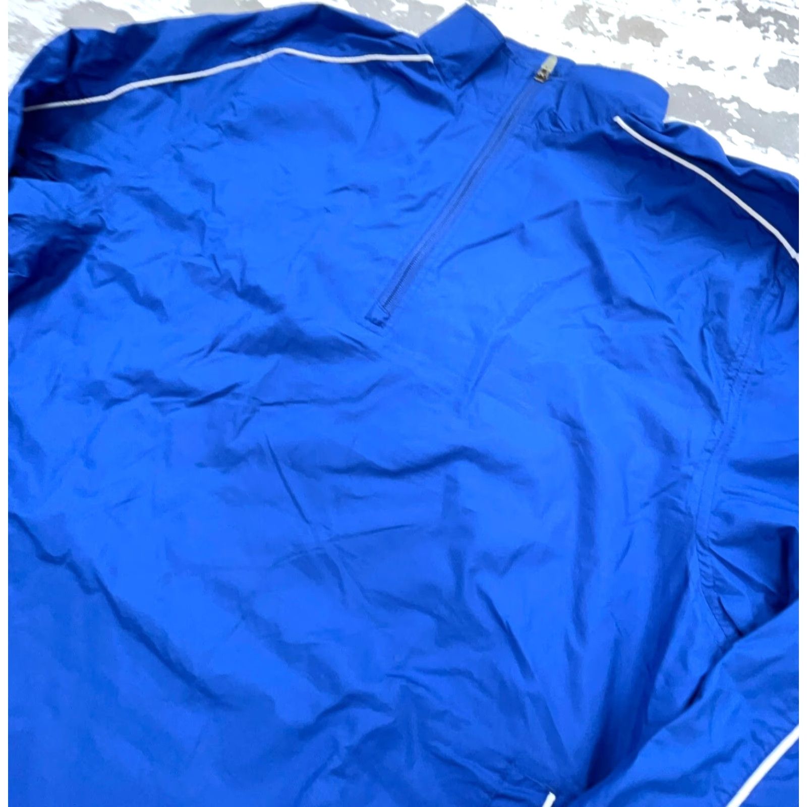 Champion Champion Jacket Men L Blue Windbreaker Pockets All Seasons Breathable Easy Care Moisture Wicking Golf Track & Field Activewear Casual Size US L / EU 52-54 / 3 - 3 Thumbnail