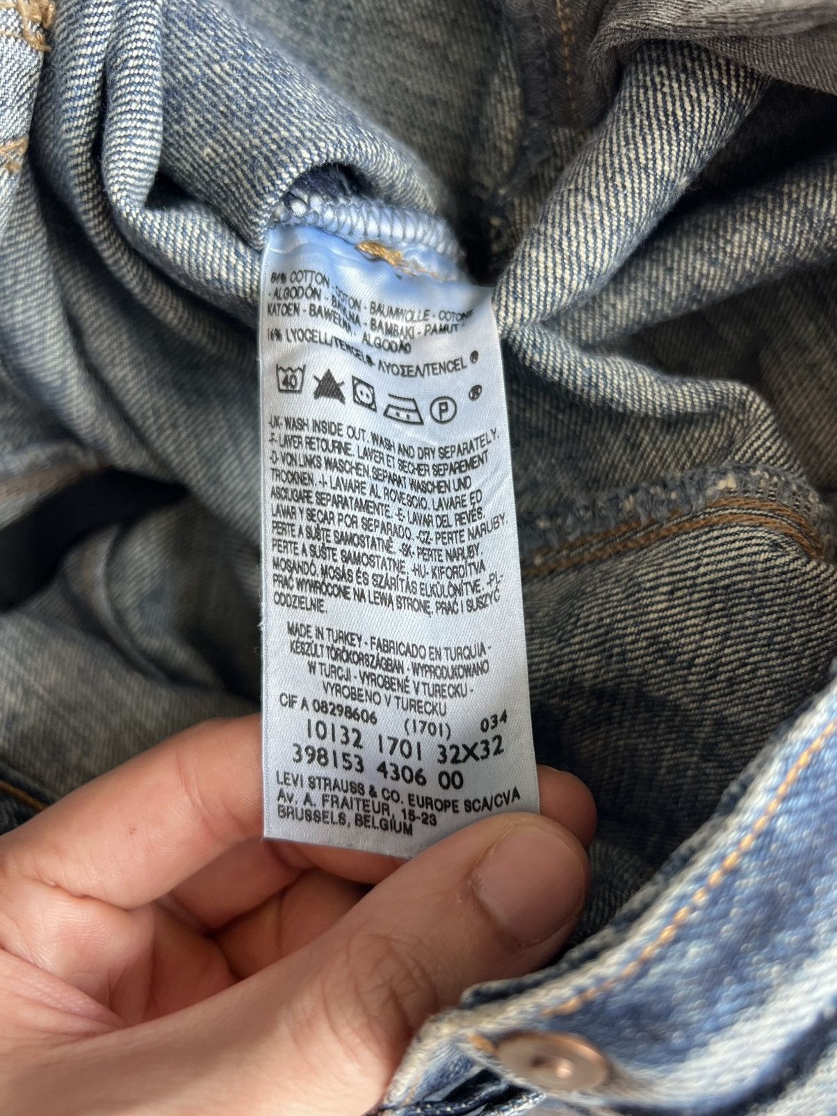 Levi's Levis Engineered Jeans Buckle Back Tag W32 Actual 33x28.5 Size US 32 / EU 48 - 8 Thumbnail