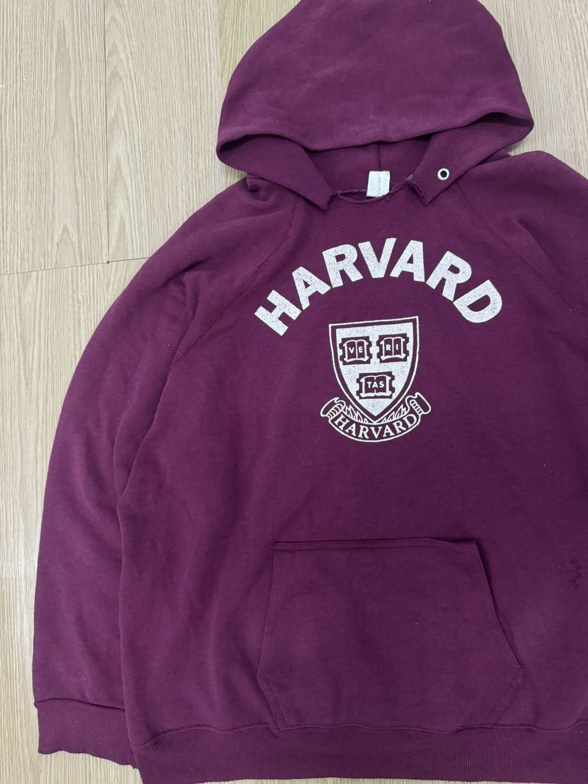 Vintage Vintage 90’s University Of Harvard Pullover hoodie Size US L / EU 52-54 / 3 - 3 Thumbnail